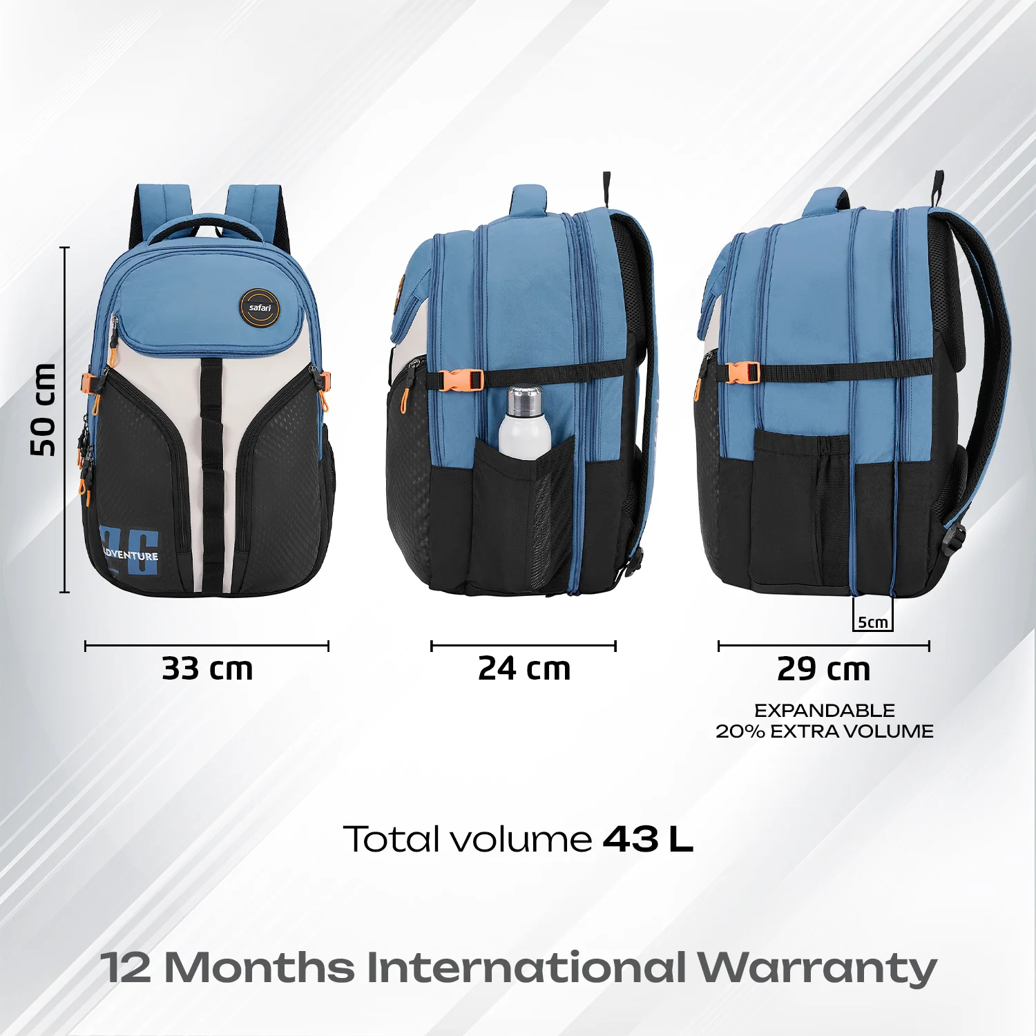 Safari Expand 43L Marine Laptop Backpack - Image 11