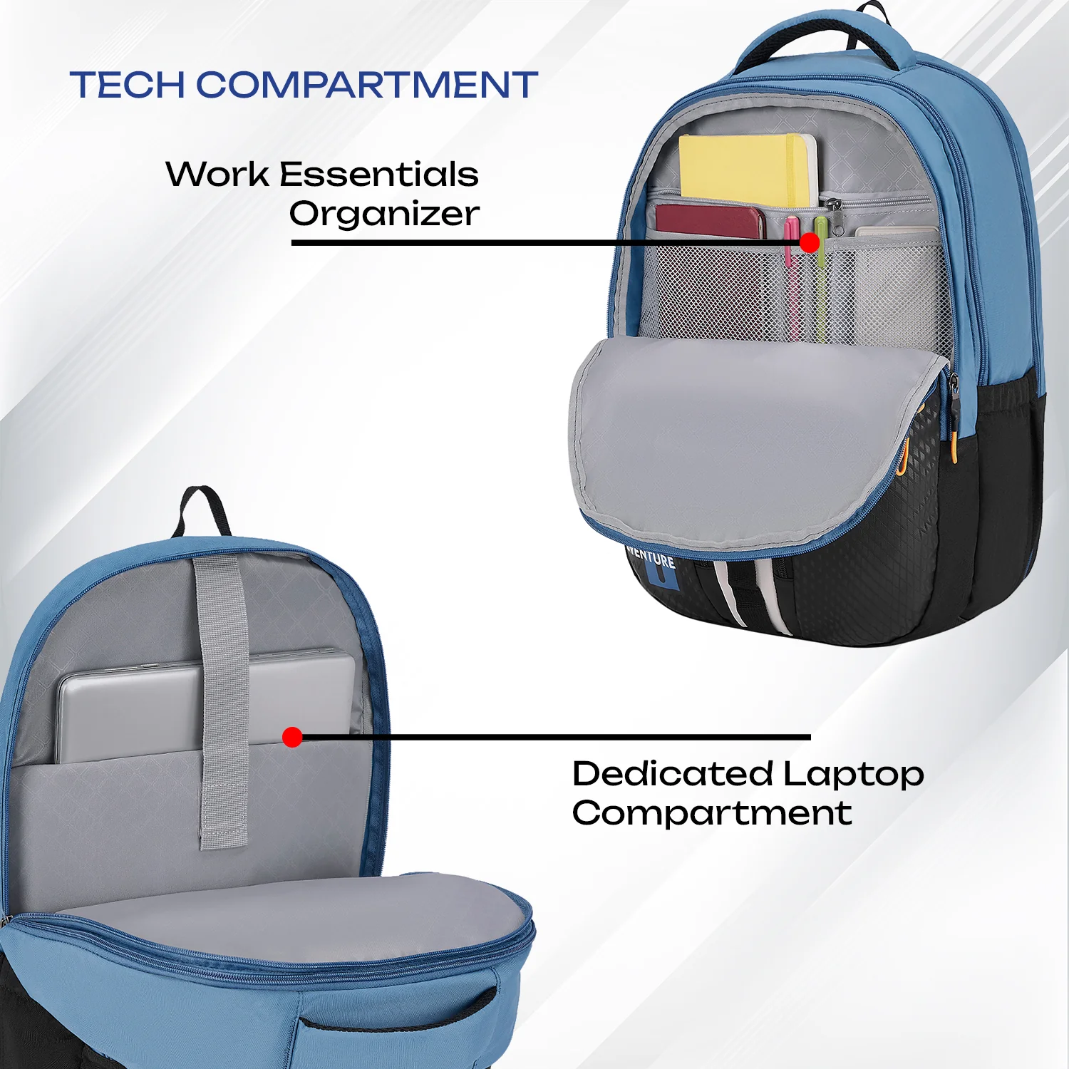 Safari Expand 43L Marine Laptop Backpack - Image 4