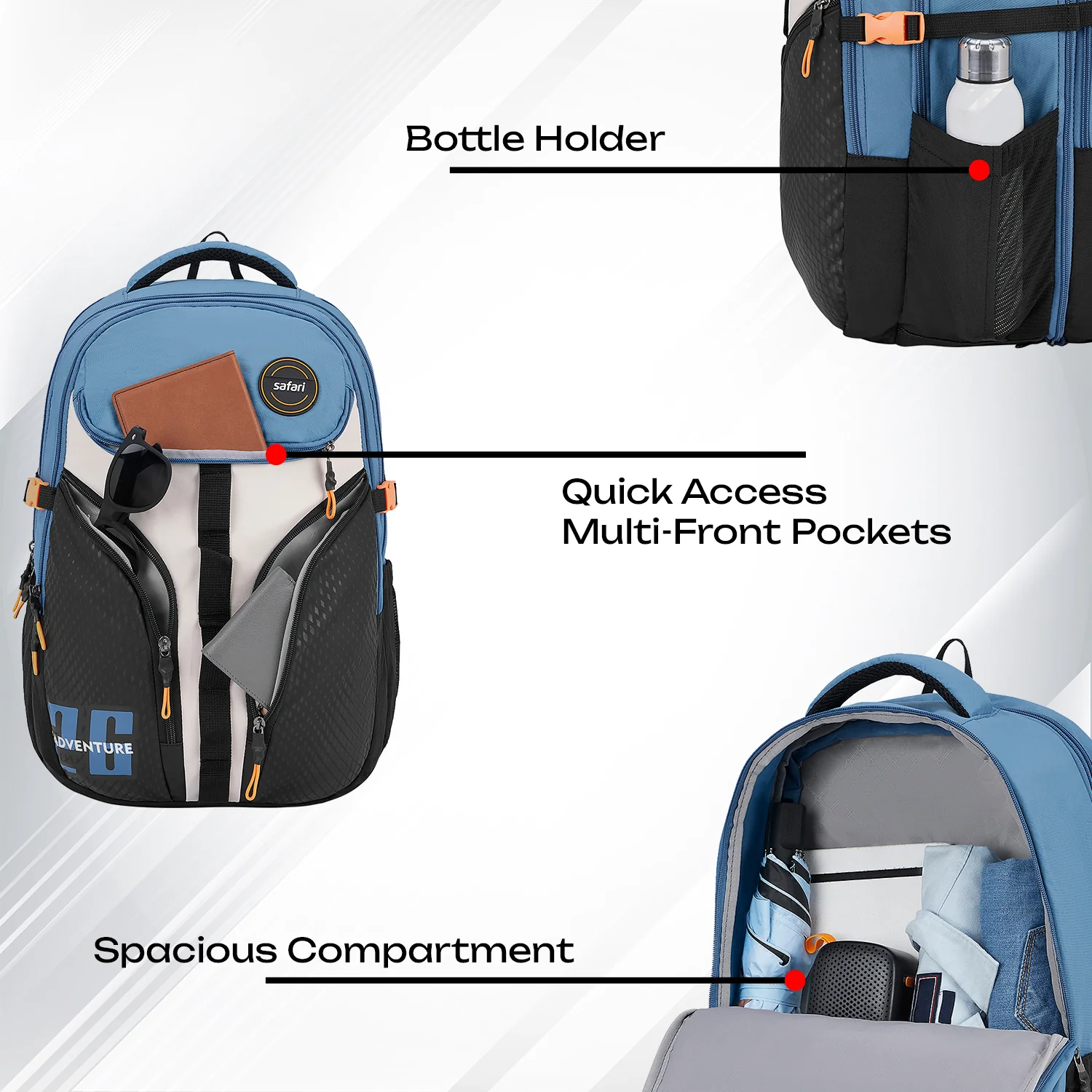 Safari Expand 43L Marine Laptop Backpack - Image 5