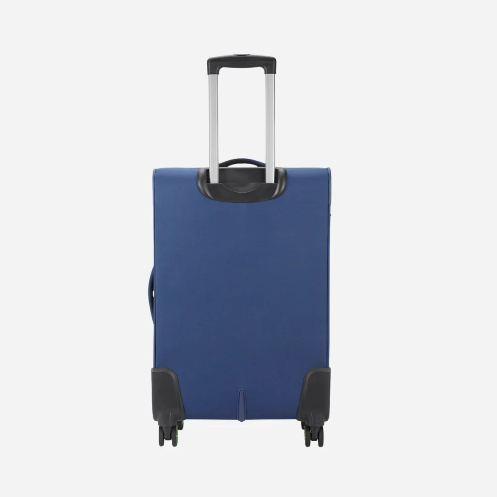 Safari Flexa Navy Blue Trolley Bag with Dual Wheels - Image 3