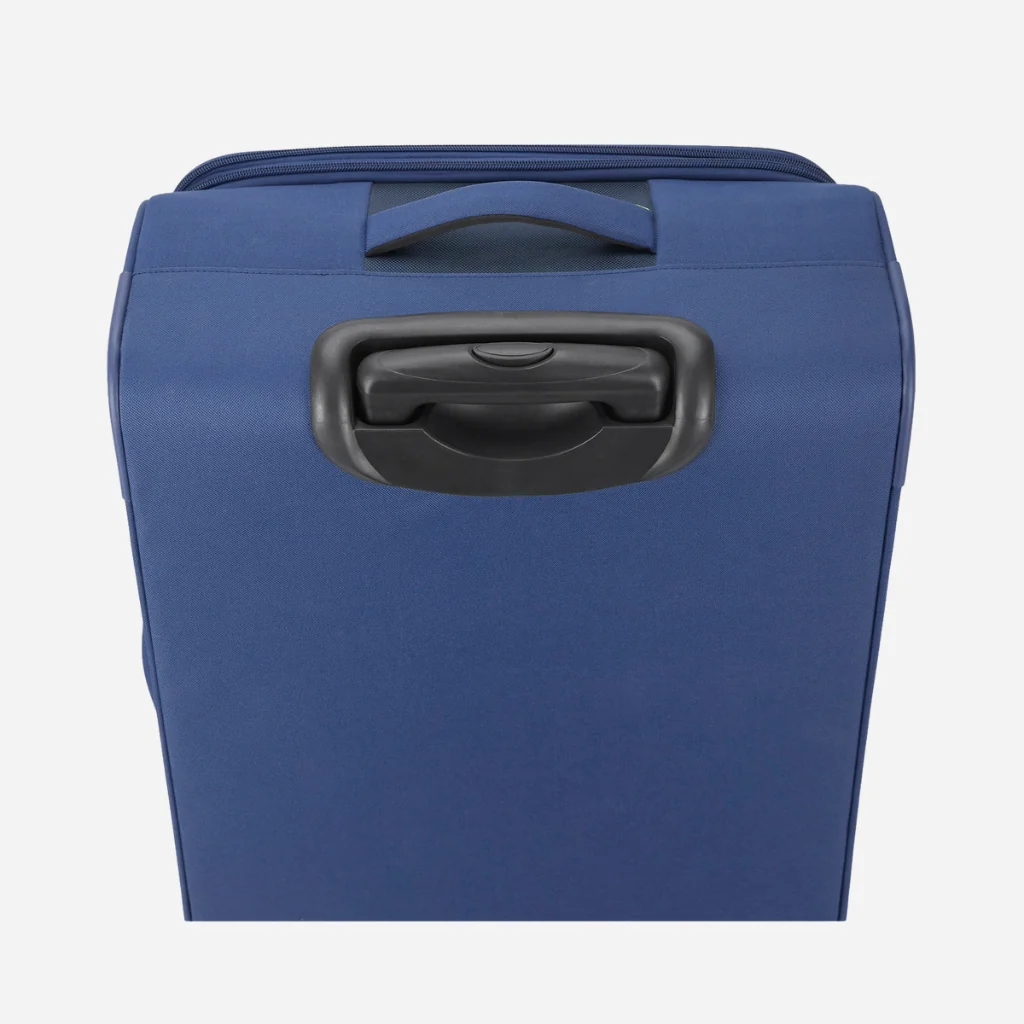 Safari Flexa Navy Blue Trolley Bag with Dual Wheels - Image 4