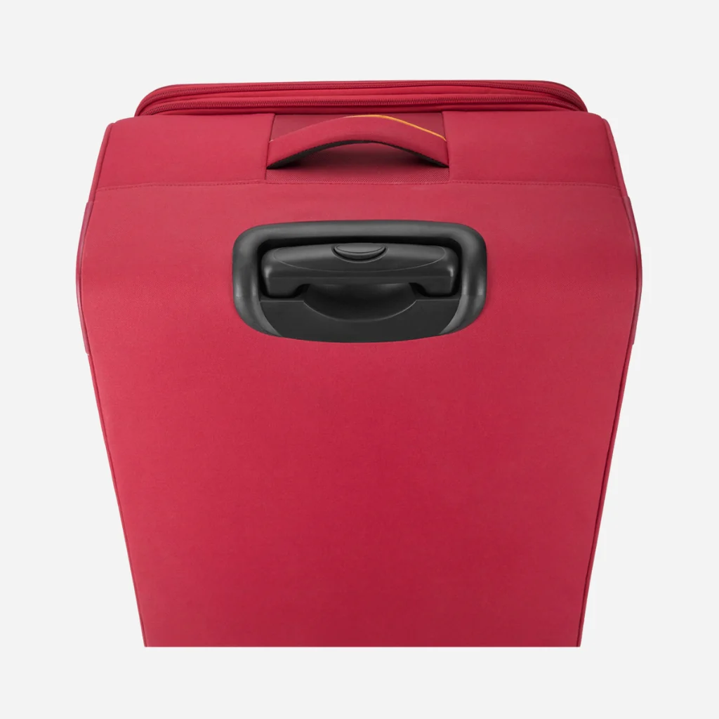 Safari Flexa Red Trolley Bag with Dual Wheels - Image 4
