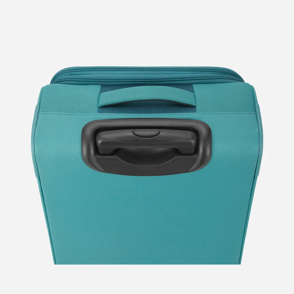 Safari Flexa Teal Trolley Bag with Dual Wheels - Image 4