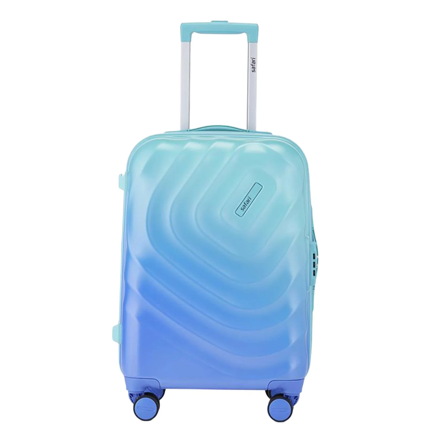 Safari Haze Splash Trolley Bag with TSA Lock, Dual wheels, Side Hooks and Anti-theft Zipper - Image 2