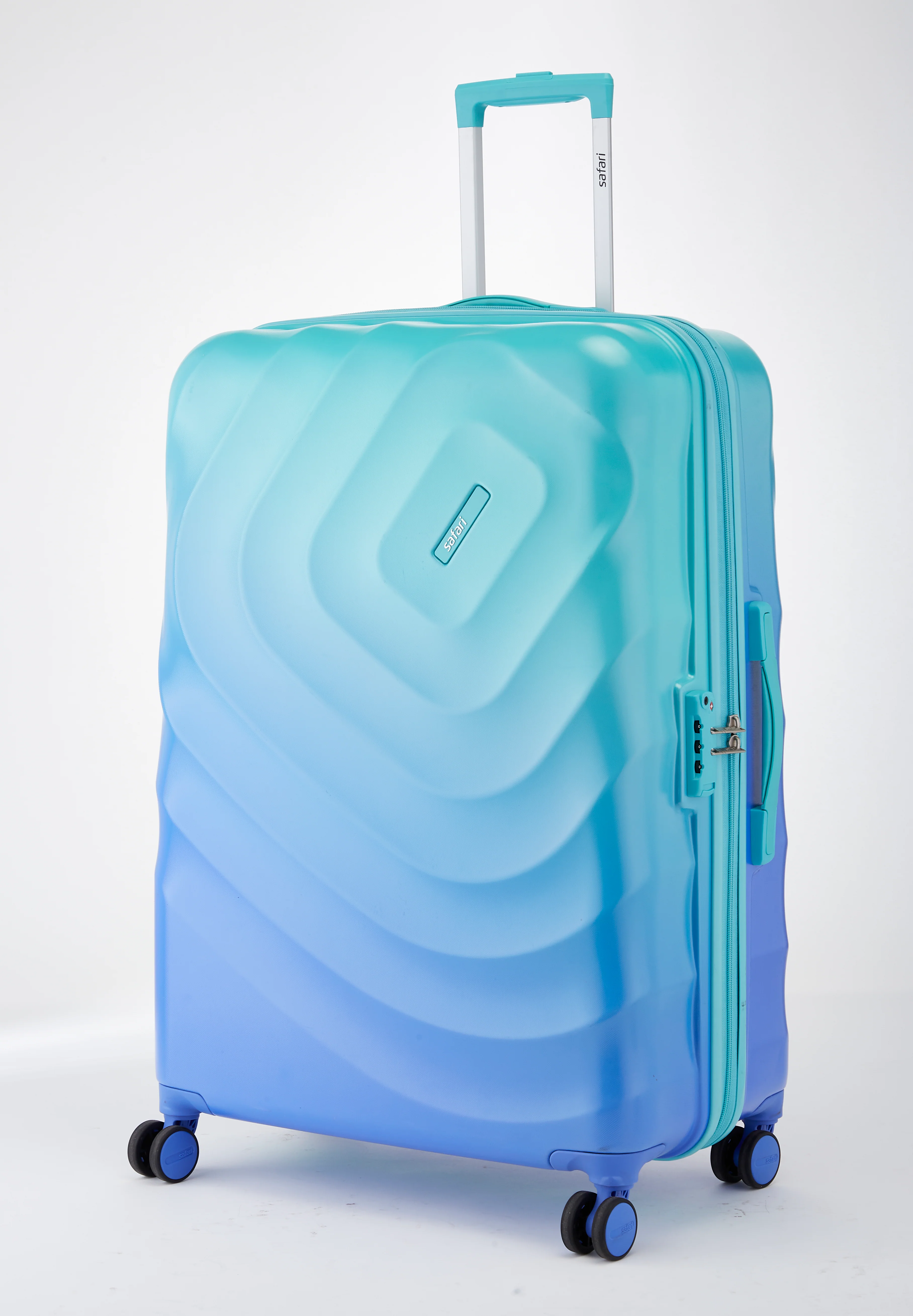 Safari Haze Splash Trolley Bag with TSA Lock, Dual wheels, Side Hooks and Anti-theft Zipper - Image 35