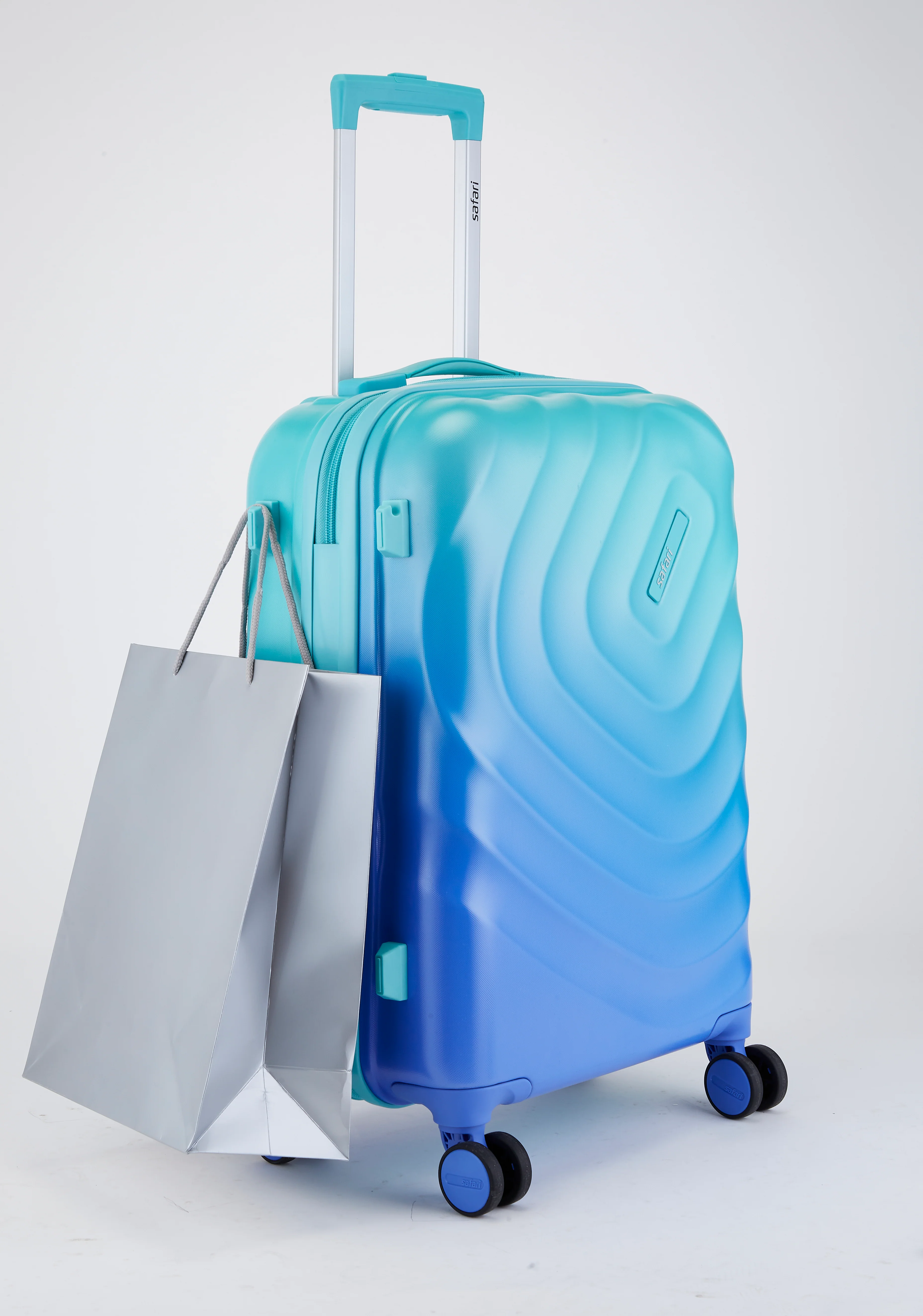 Safari Haze Splash Trolley Bag with TSA Lock, Dual wheels, Side Hooks and Anti-theft Zipper - Image 8