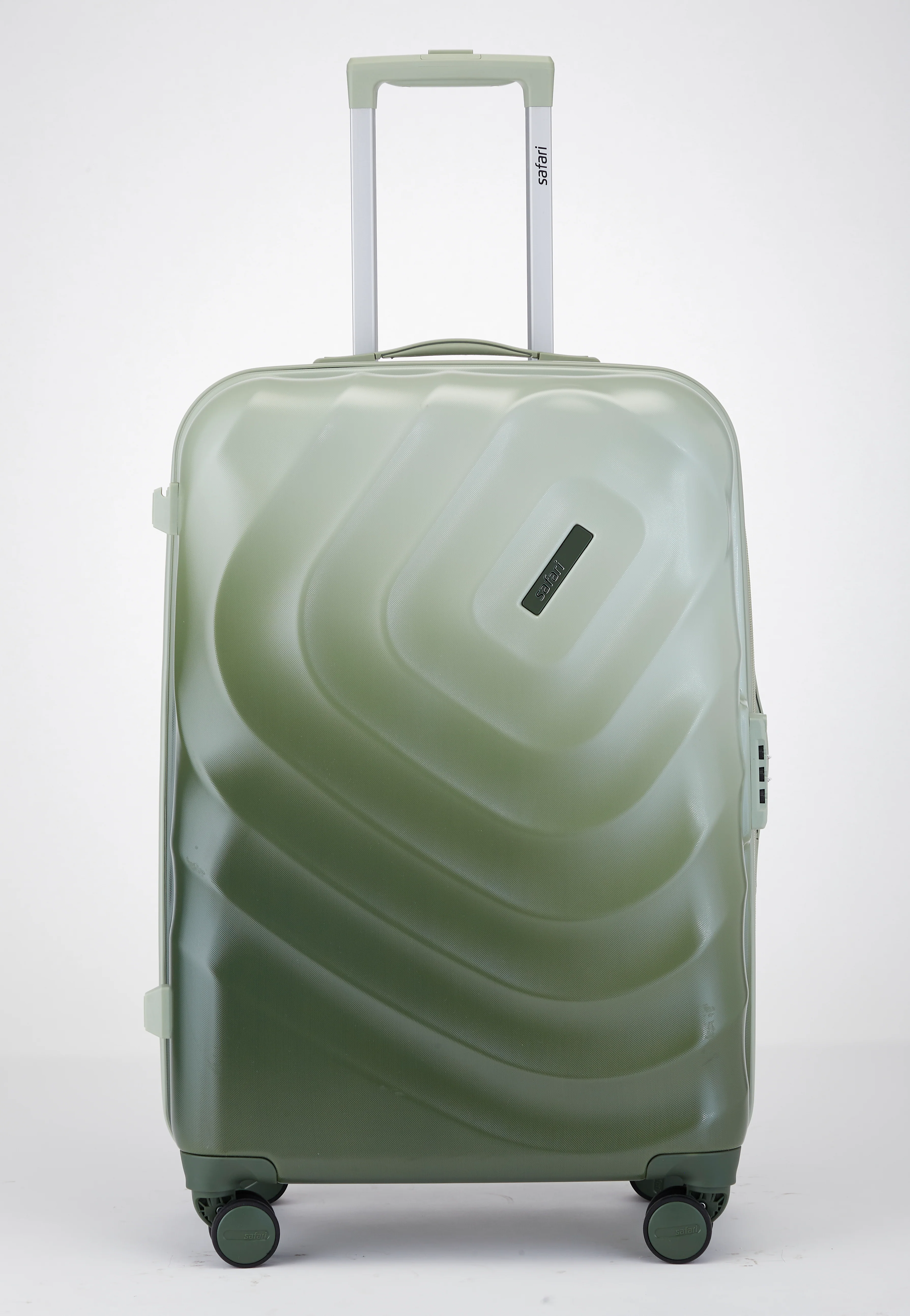 Safari Haze Tropica Trolley Bag with TSA Lock, Dual wheels, Side Hooks and Anti-theft Zipper - Image 17