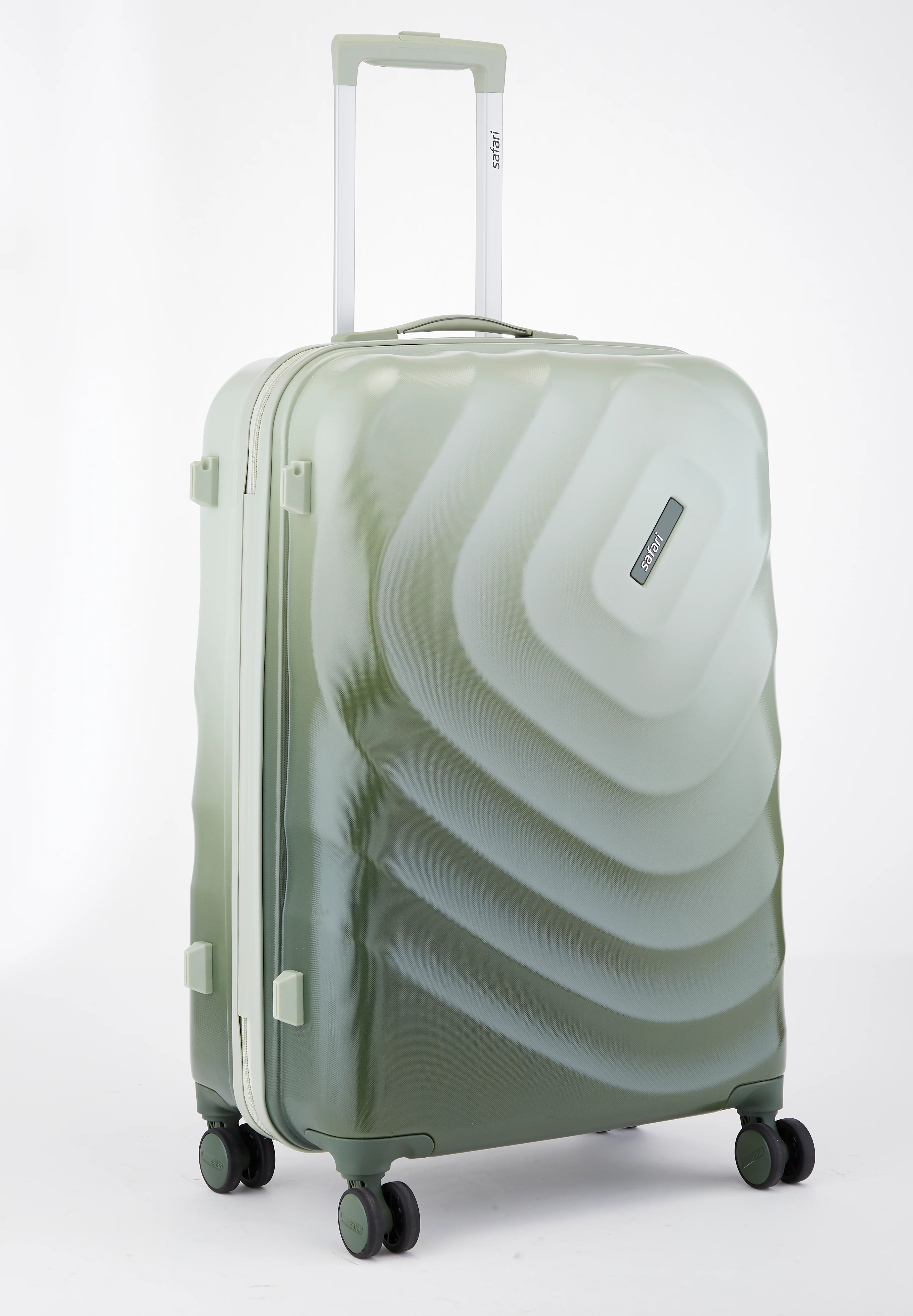 Safari Haze Tropica Trolley Bag with TSA Lock, Dual wheels, Side Hooks and Anti-theft Zipper - Image 18