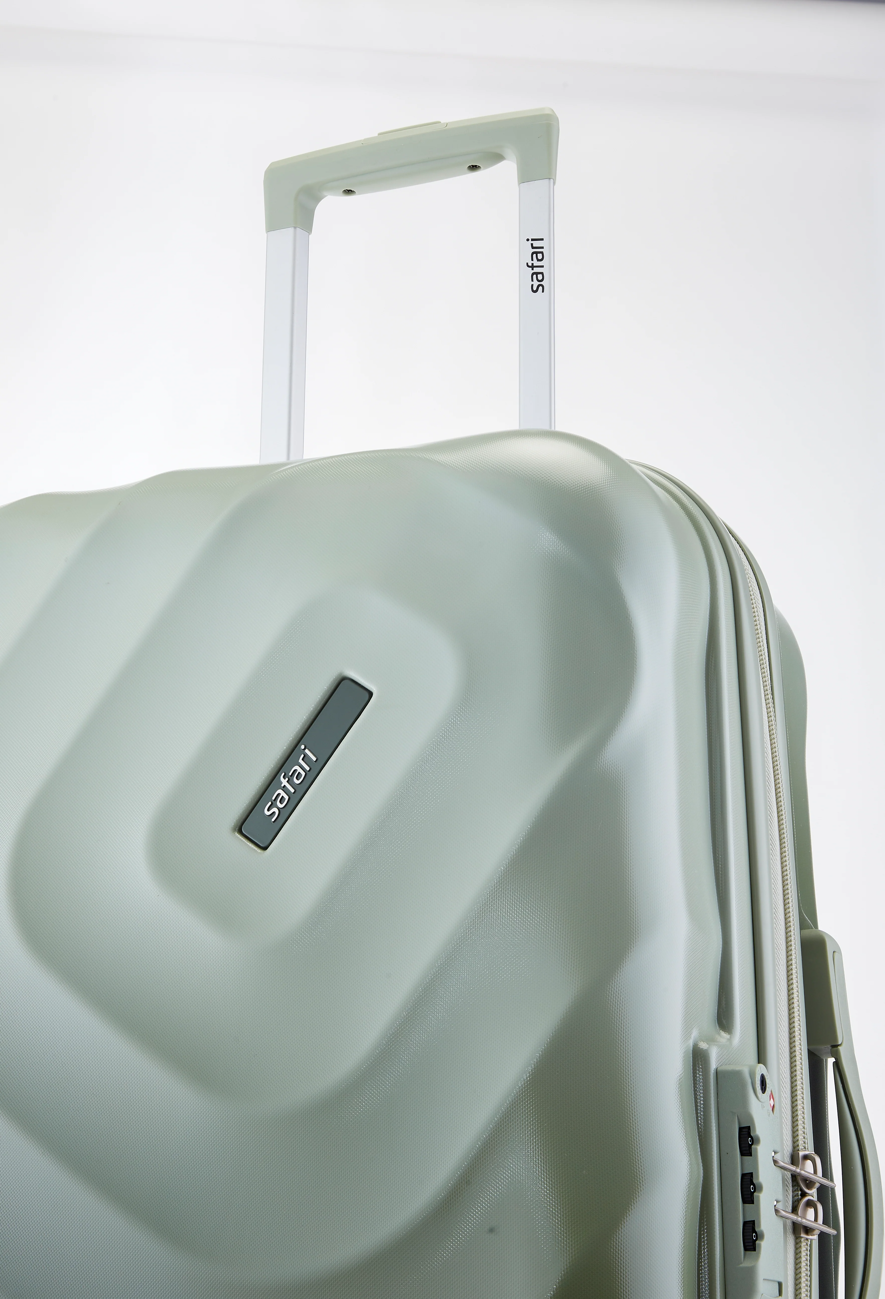 Safari Haze Tropica Trolley Bag with TSA Lock, Dual wheels, Side Hooks and Anti-theft Zipper - Image 24