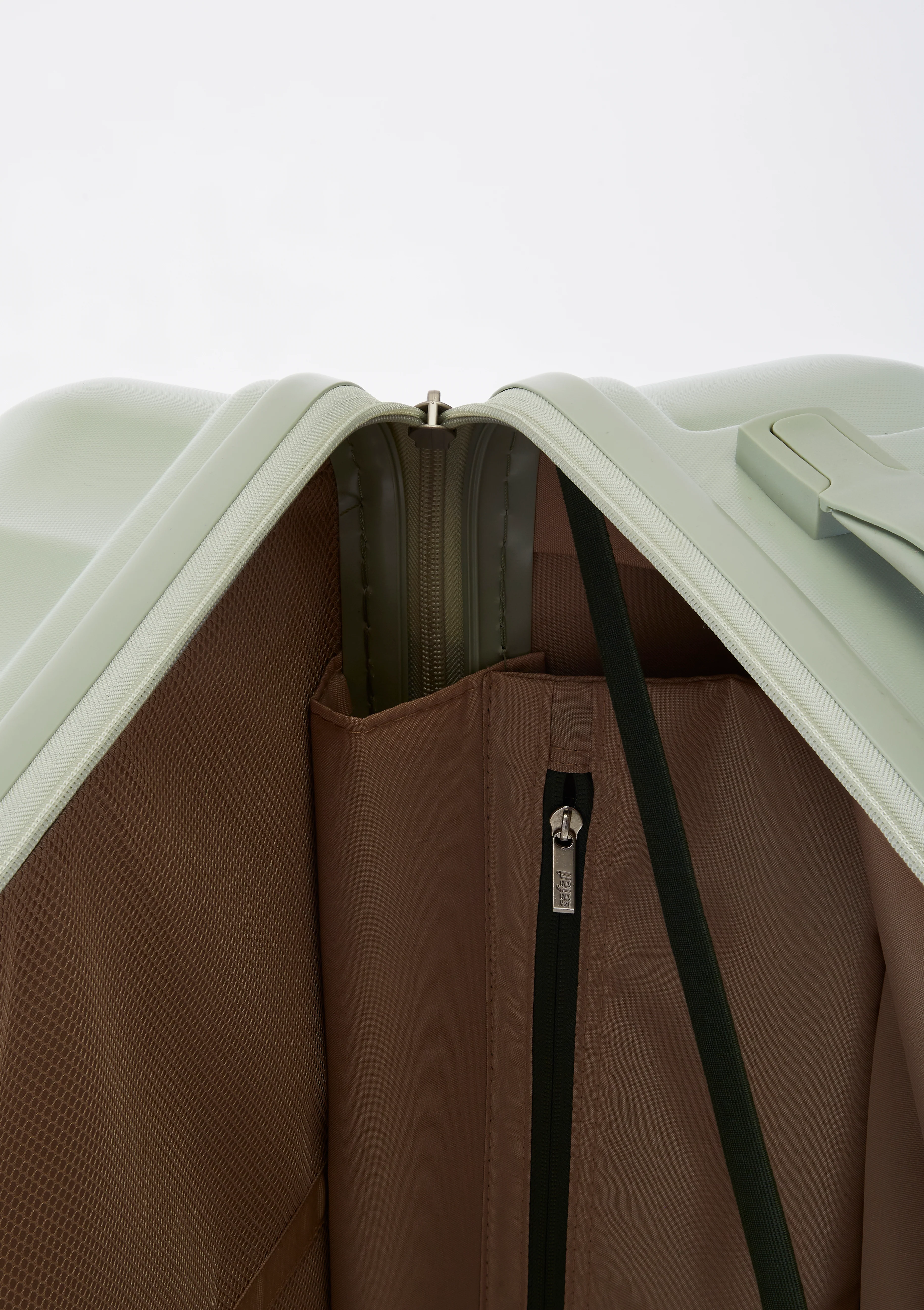 Safari Haze Tropica Trolley Bag with TSA Lock, Dual wheels, Side Hooks and Anti-theft Zipper - Image 25