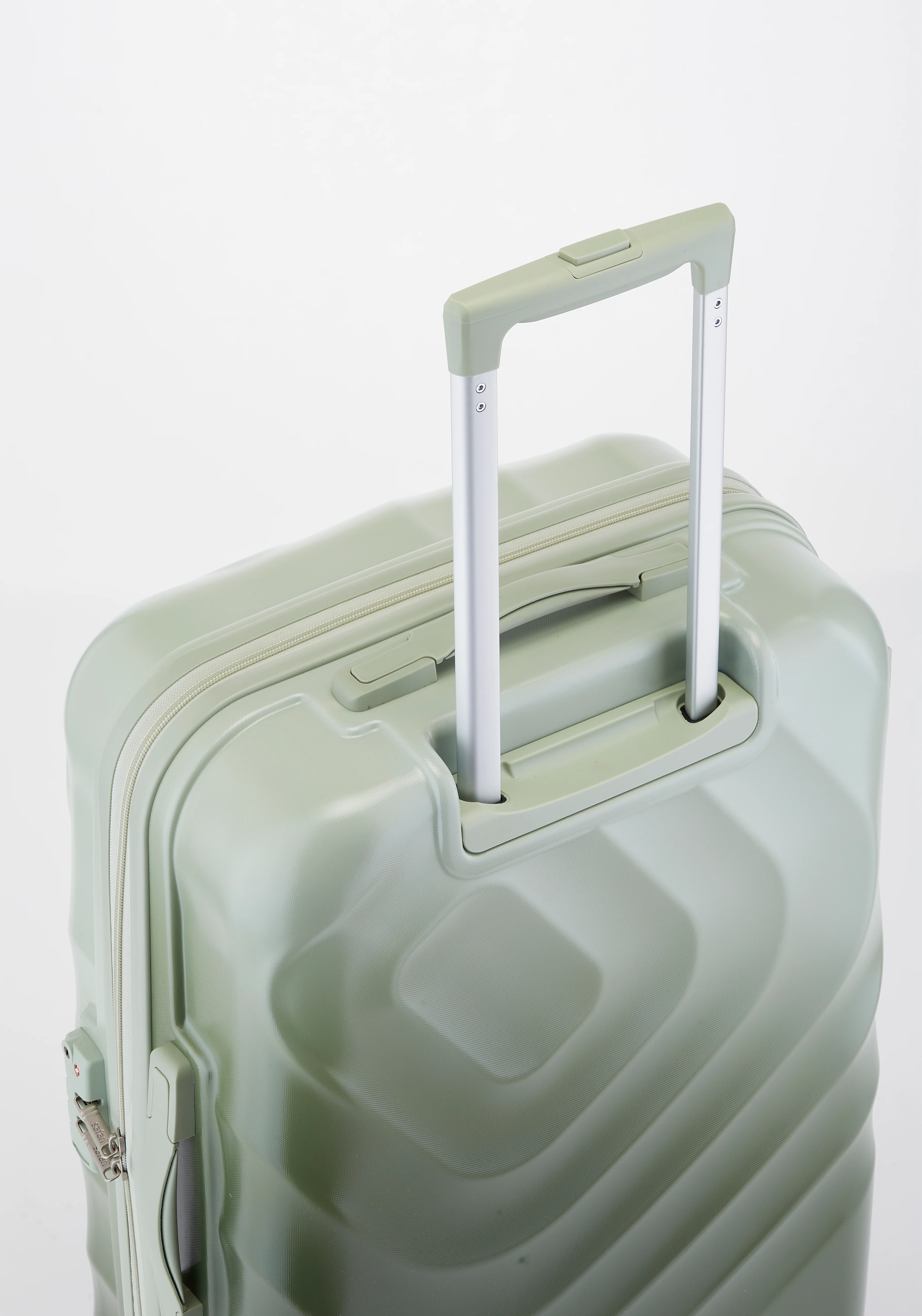 Safari Haze Tropica Trolley Bag with TSA Lock, Dual wheels, Side Hooks and Anti-theft Zipper - Image 29