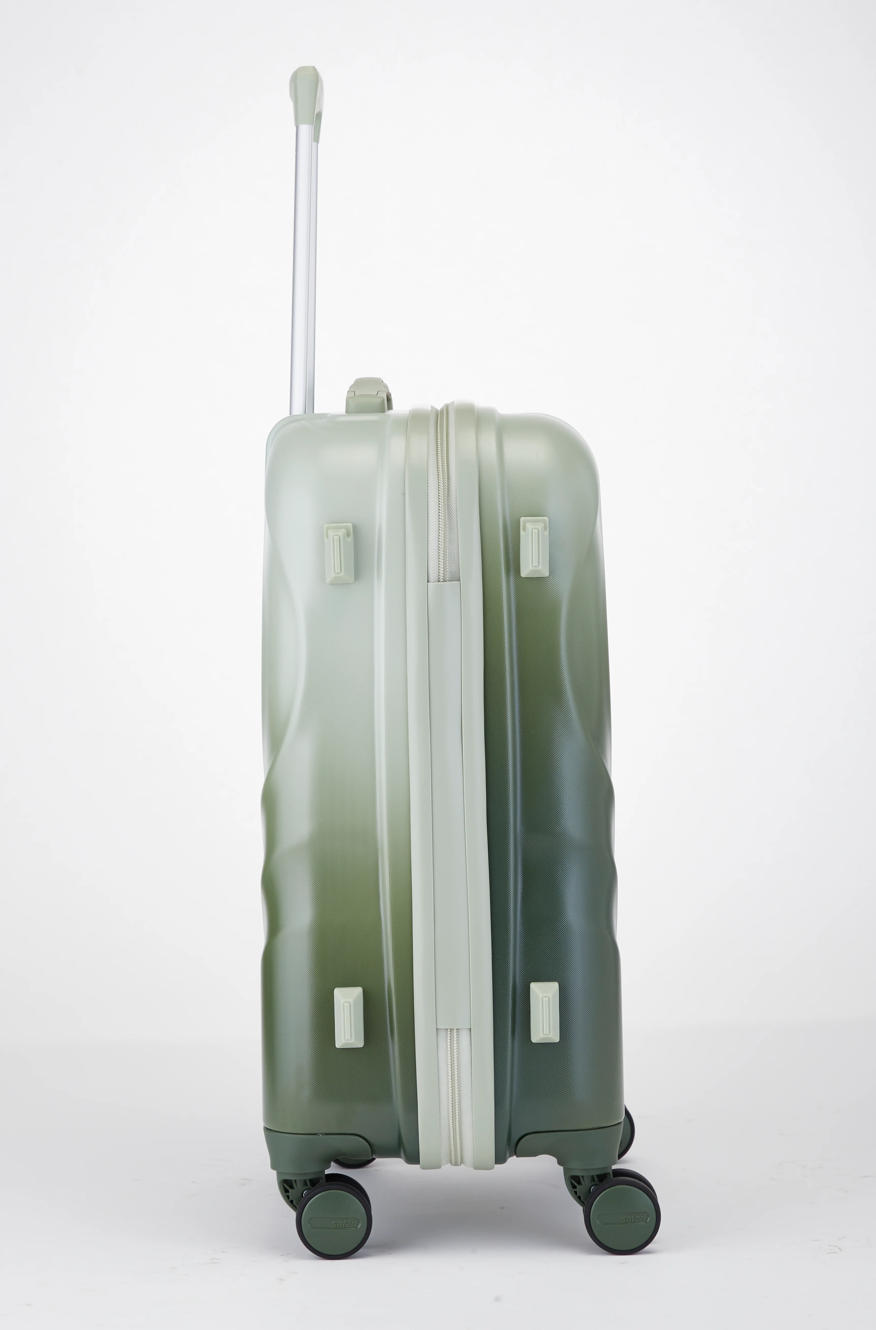 Safari Haze Tropica Trolley Bag with TSA Lock, Dual wheels, Side Hooks and Anti-theft Zipper - Image 5