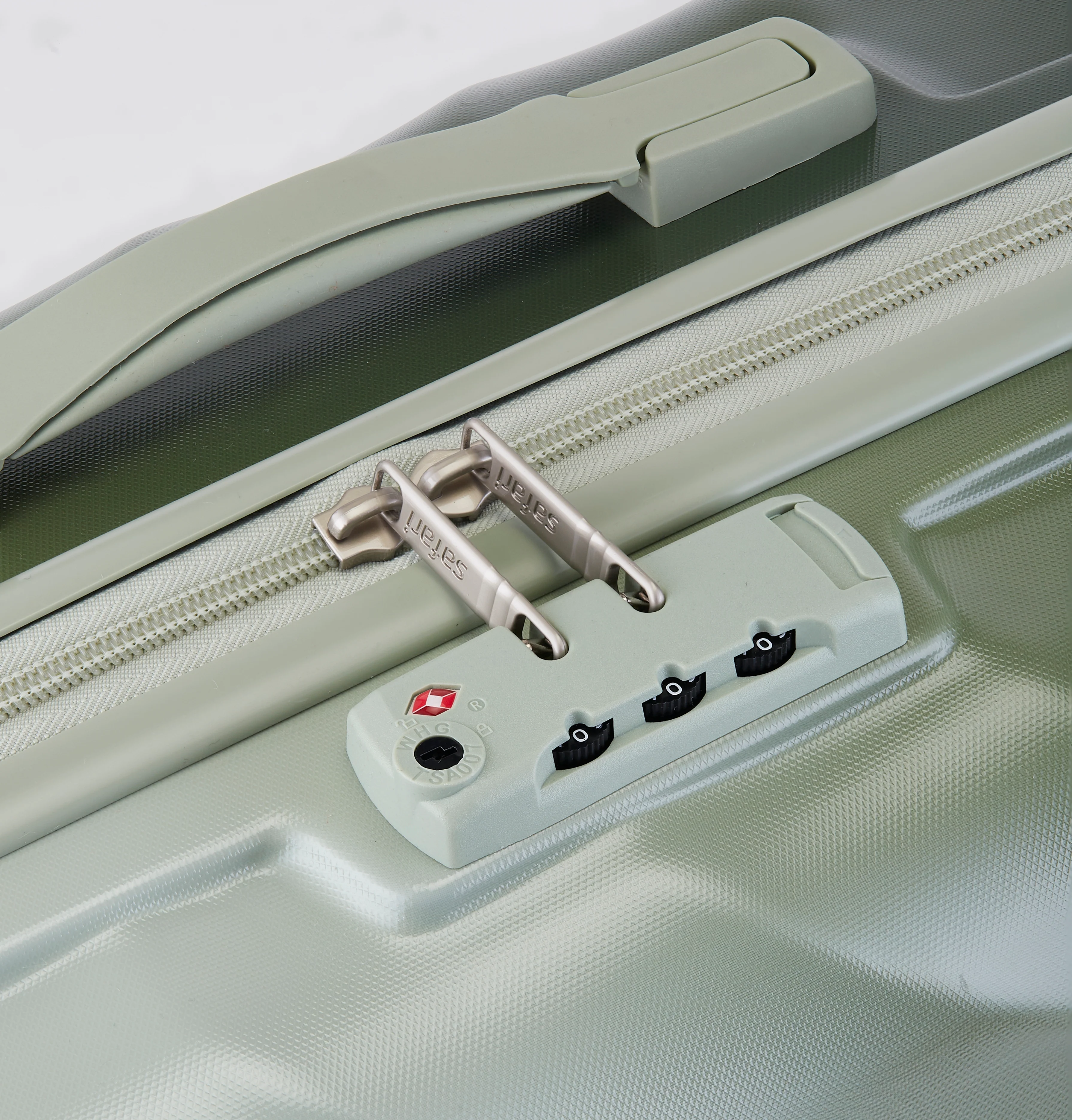 Safari Haze Tropica Trolley Bag with TSA Lock, Dual wheels, Side Hooks and Anti-theft Zipper - Image 8