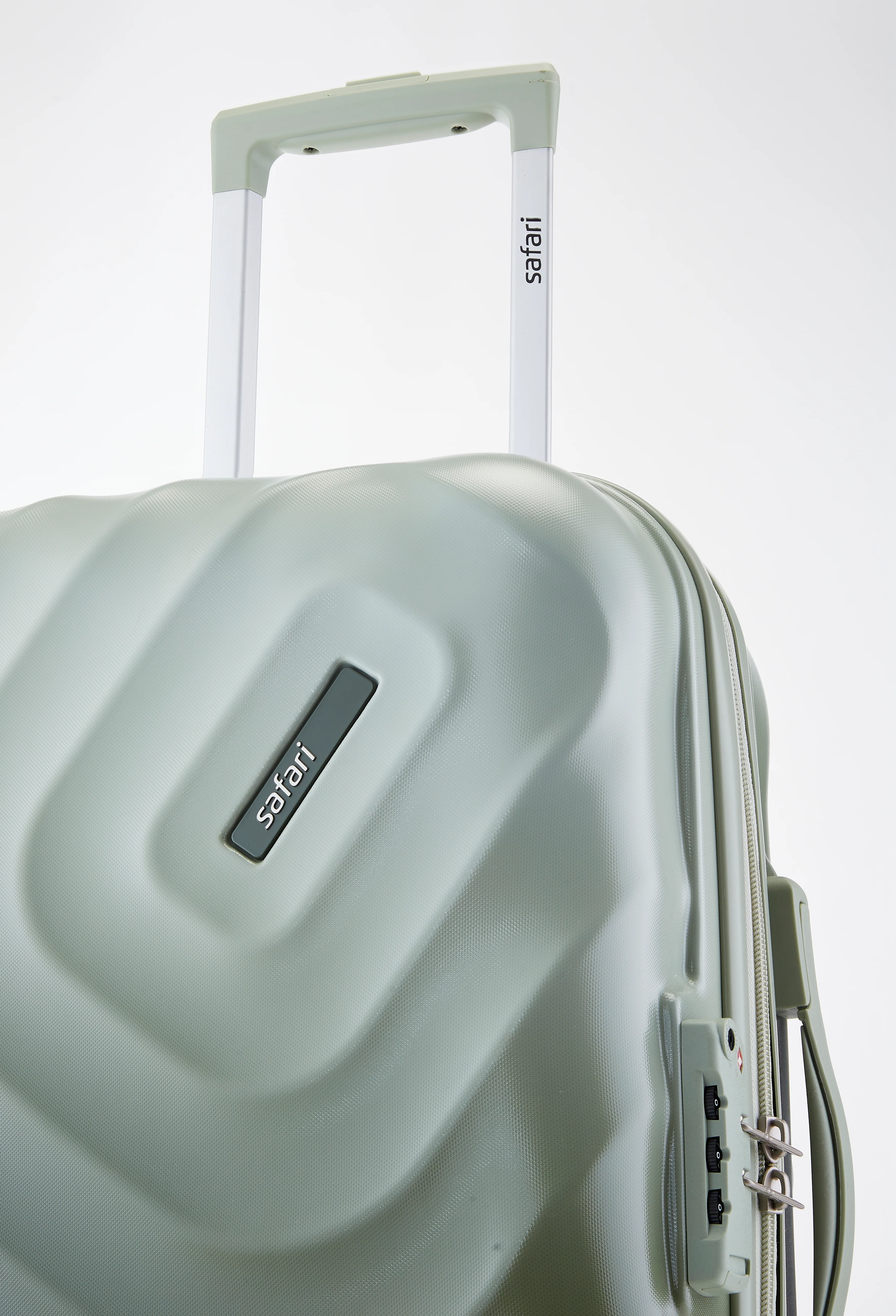 Safari Haze Tropica Trolley Bag with TSA Lock, Dual wheels, Side Hooks and Anti-theft Zipper - Image 9