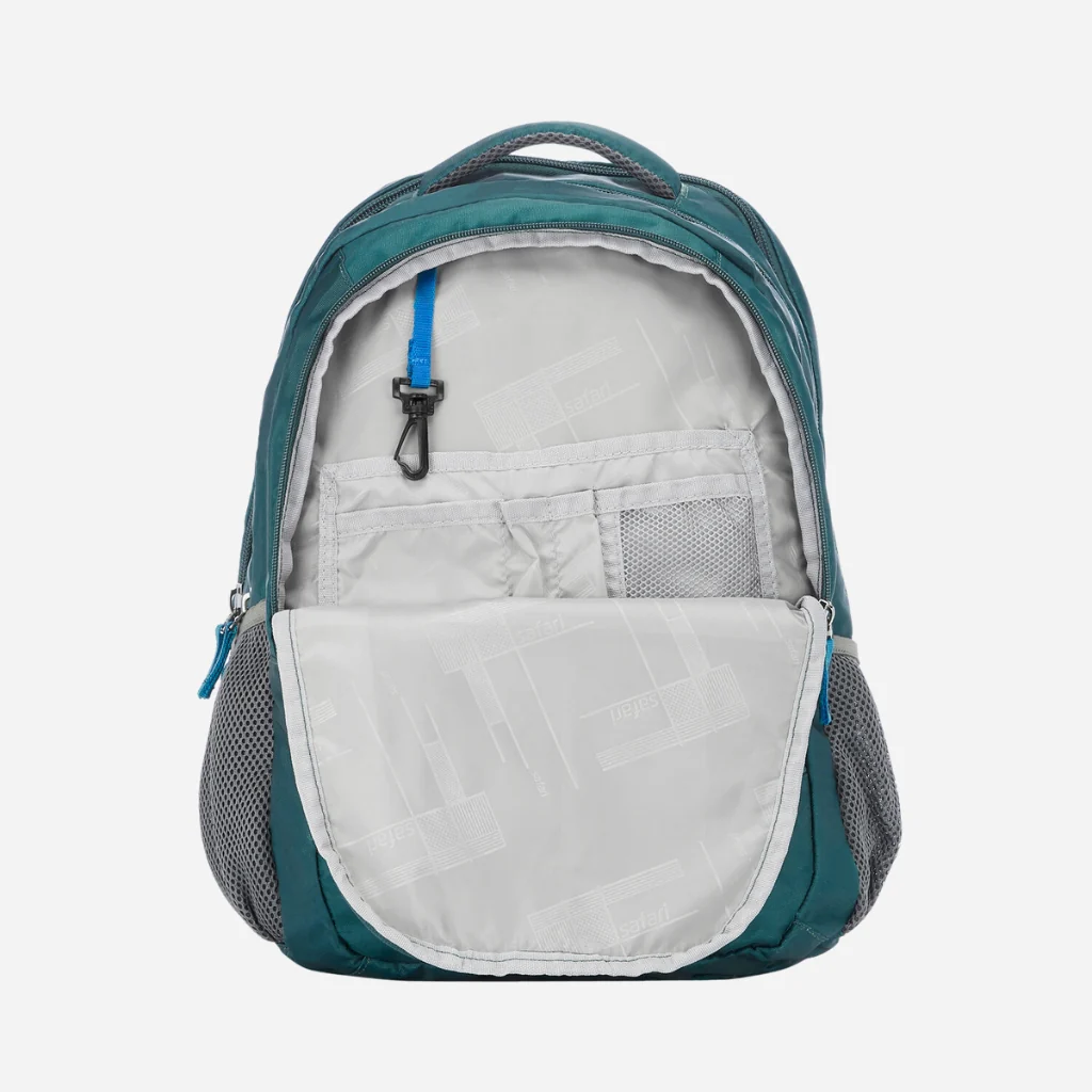 Safari Maze 33.6L Teal Laptop Backpack with Raincover - Image 5