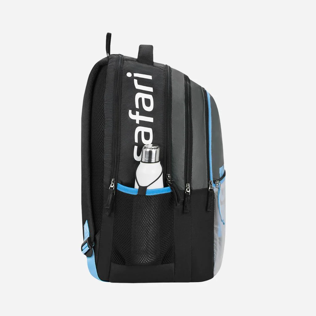 Safari Mega 11 43L Grey School Backpack with with Easy Access Pockets - Image 5