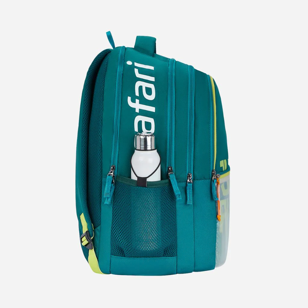 Safari Mega 11 43L Teal School Backpack with with Easy Access Pockets - Image 5