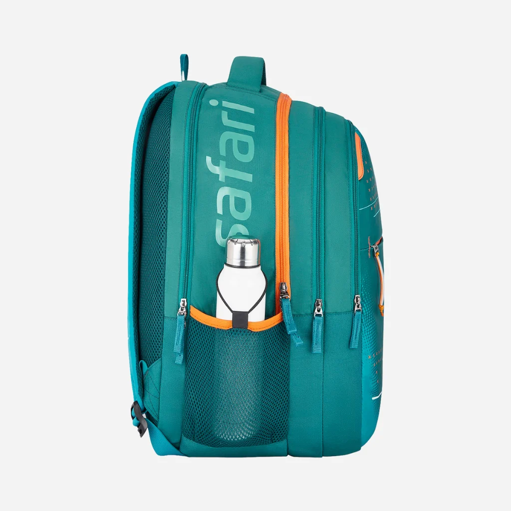 Safari Mega 14 43L Teal School Backpack with with Easy Access Pockets - Image 5