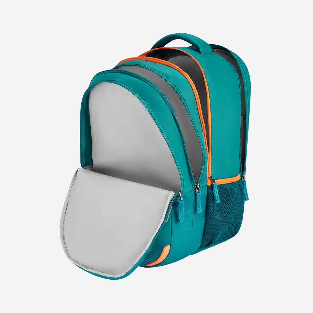 Safari Mega 14 43L Teal School Backpack with with Easy Access Pockets - Image 6