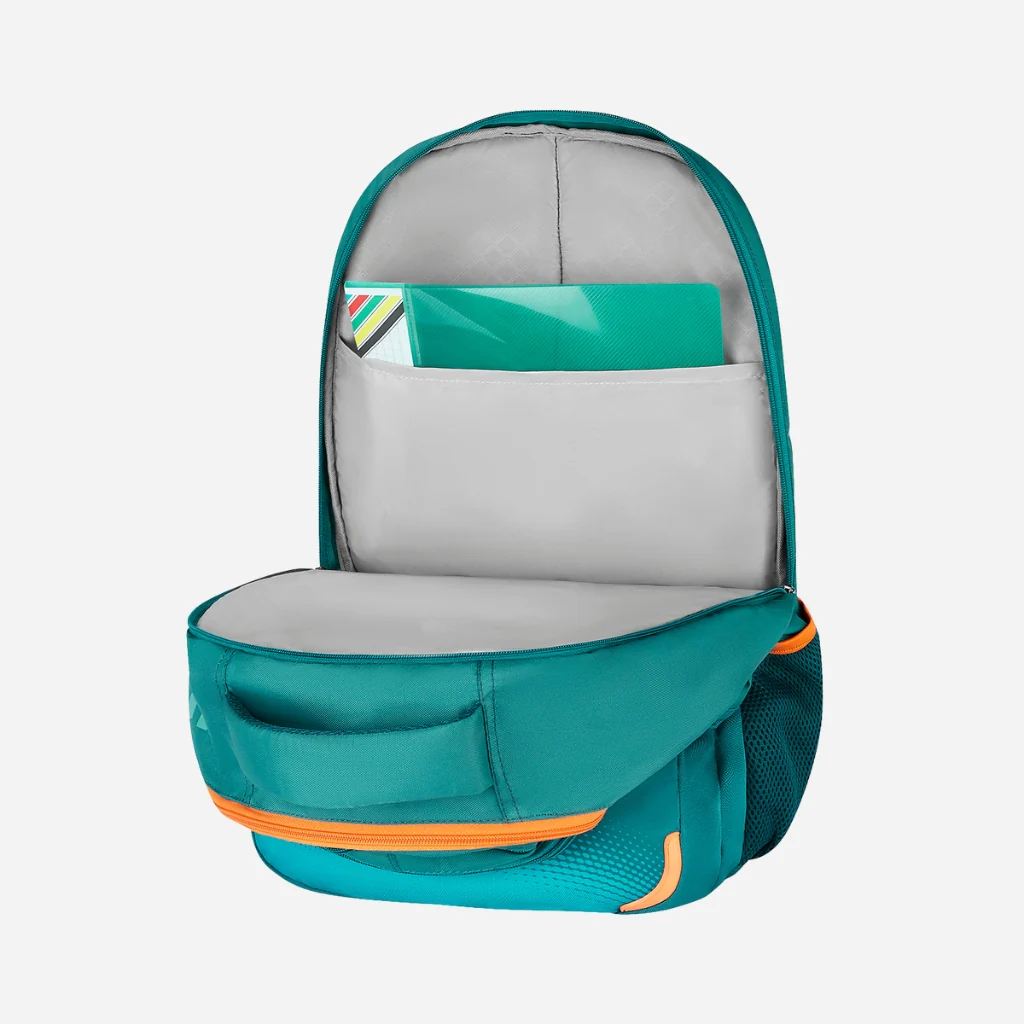 Safari Mega 14 43L Teal School Backpack with with Easy Access Pockets - Image 7