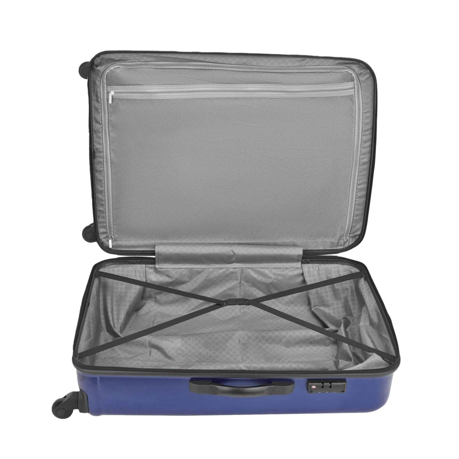 Safari Mega Black and Blue Large Trolley Bag with TSA Lock - Image 10