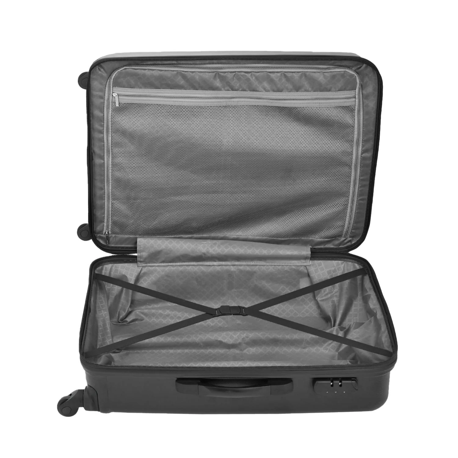 Safari Mega Black and Blue Large Trolley Bag with TSA Lock - Image 5