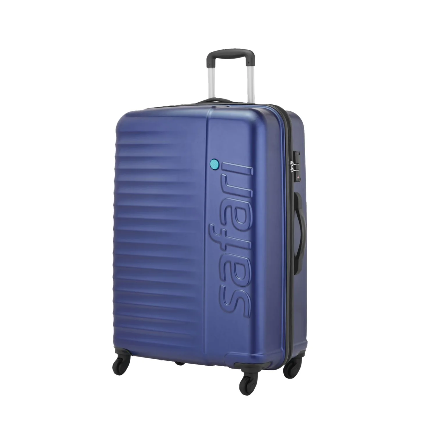Safari Mega Black and Blue Large Trolley Bag with TSA Lock - Image 7