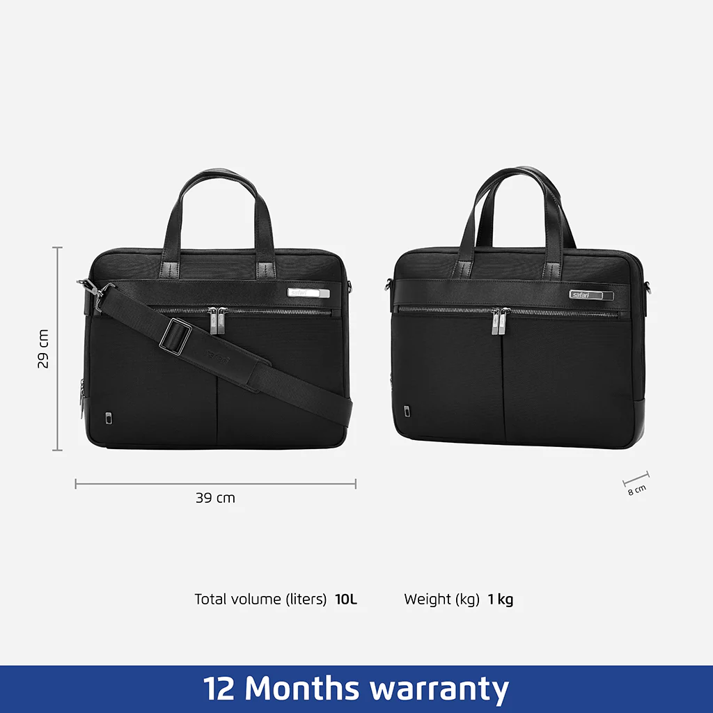 Safari Noble Messenger Bag with Dual compartments - Black - Image 5