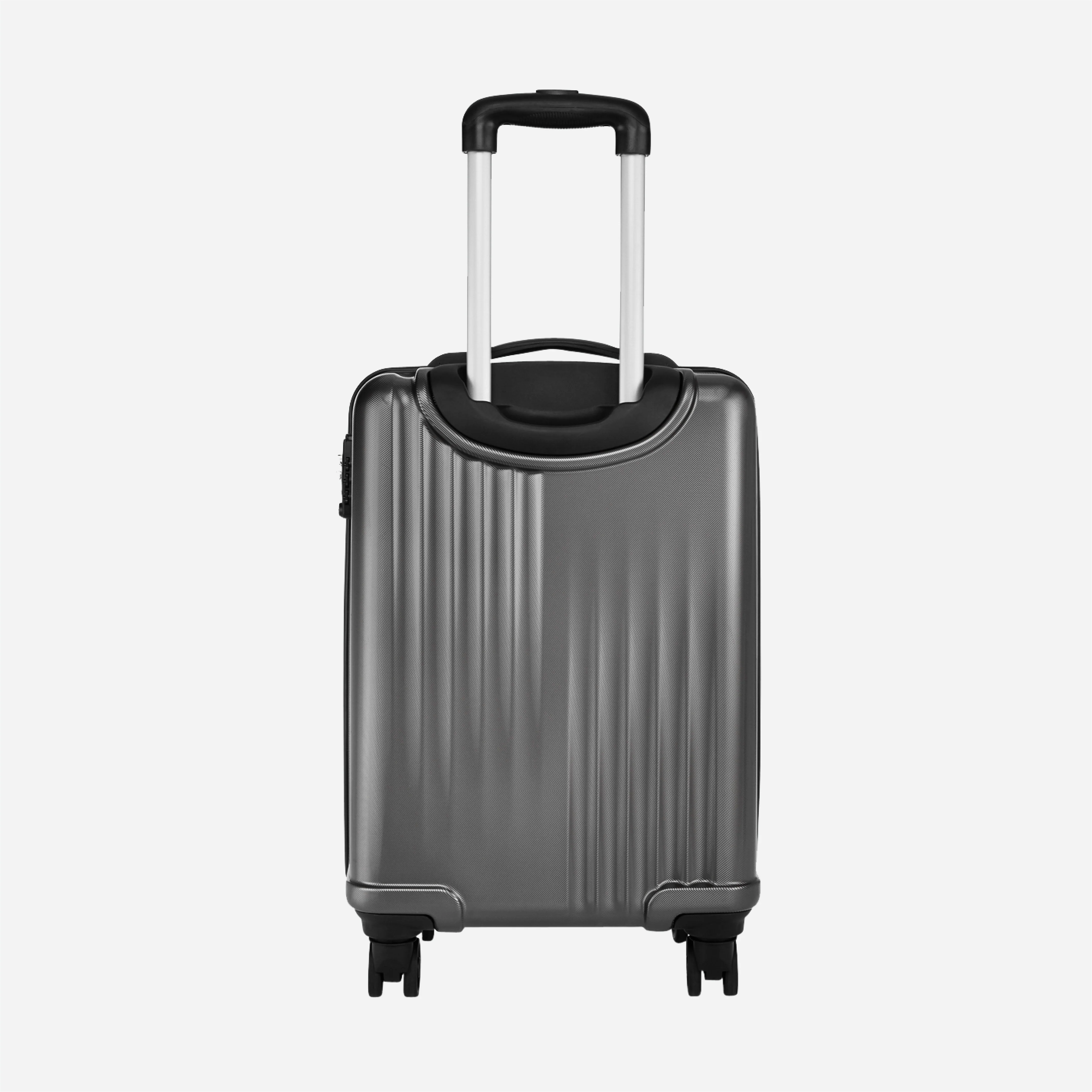 Safari Ryder Gun Metal Trolley Bag With TSA Lock and Dual Wheels - Image 8