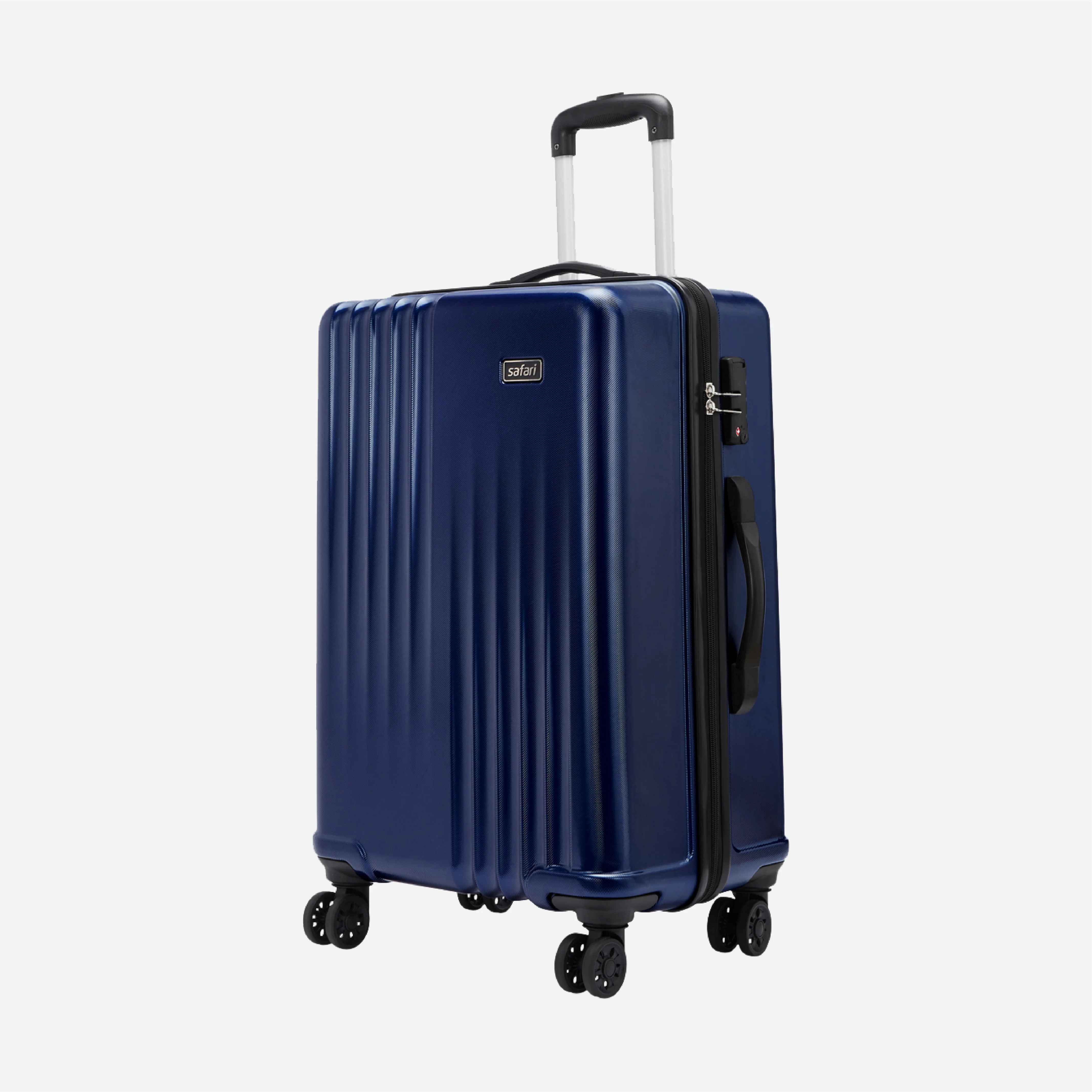 Safari Ryder Midnight Blue Trolley Bag With TSA Lock and Dual Wheels - Image 13