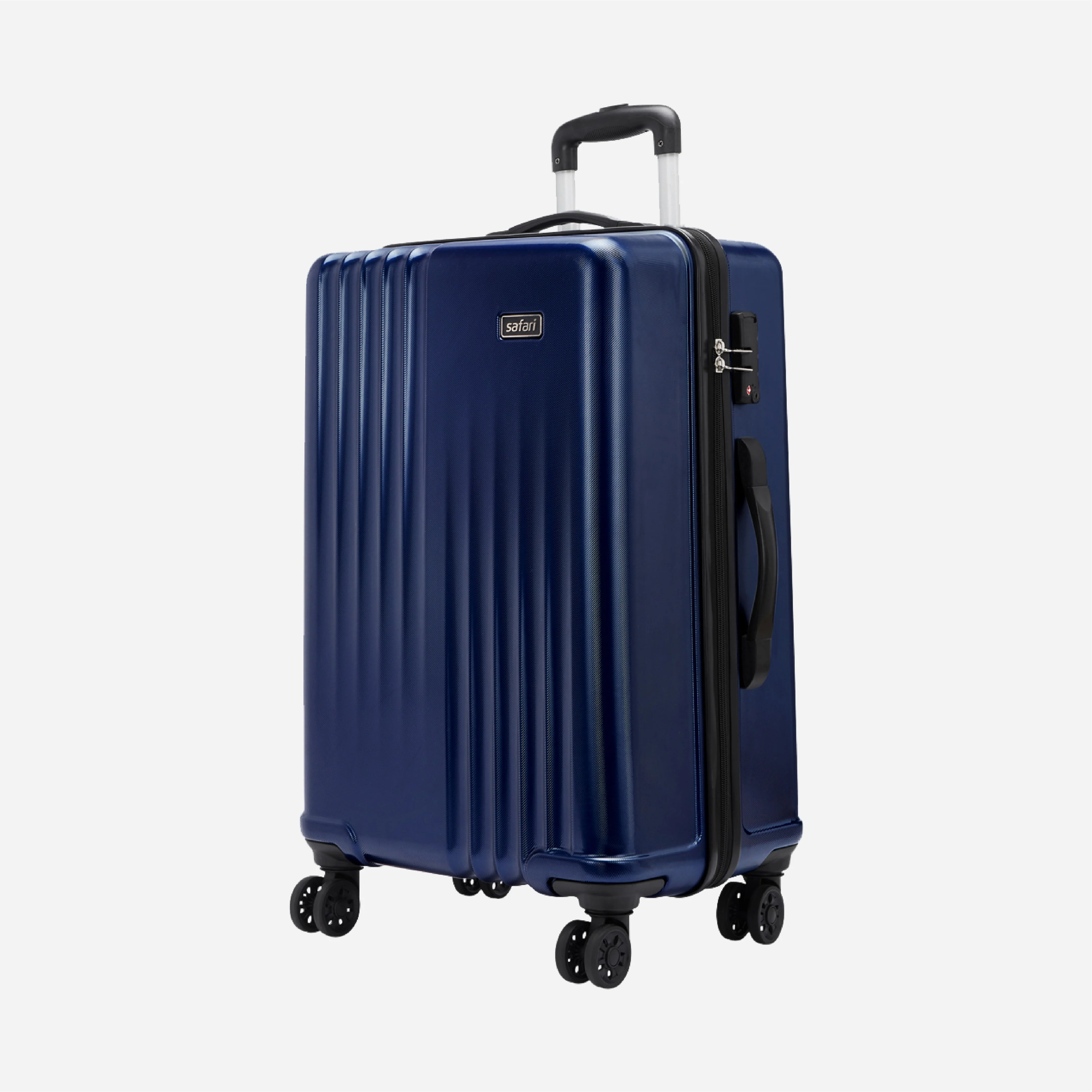 Safari Ryder Midnight Blue Trolley Bag With TSA Lock and Dual Wheels - Image 26