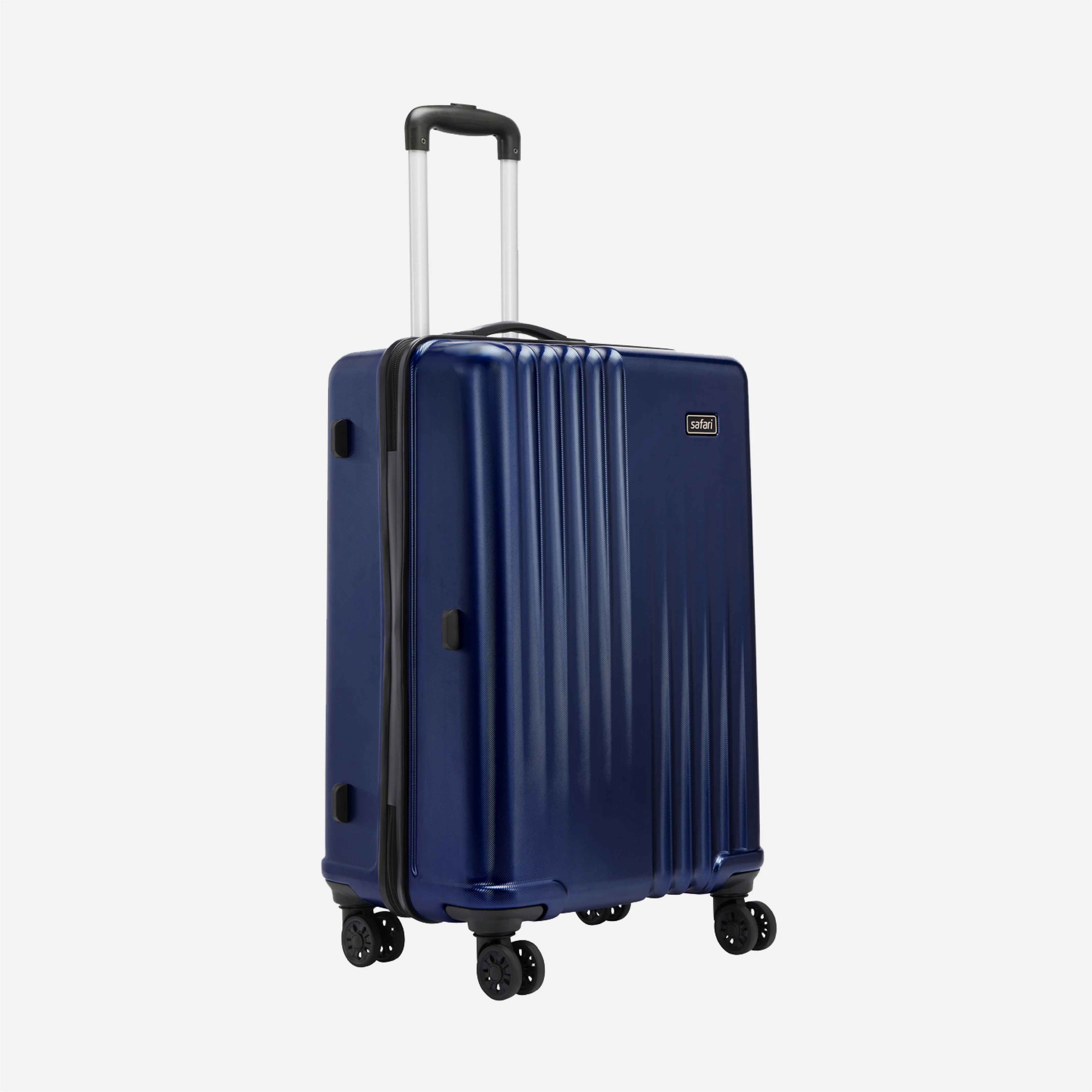 Safari Ryder Midnight Blue Trolley Bag With TSA Lock and Dual Wheels - Image 3