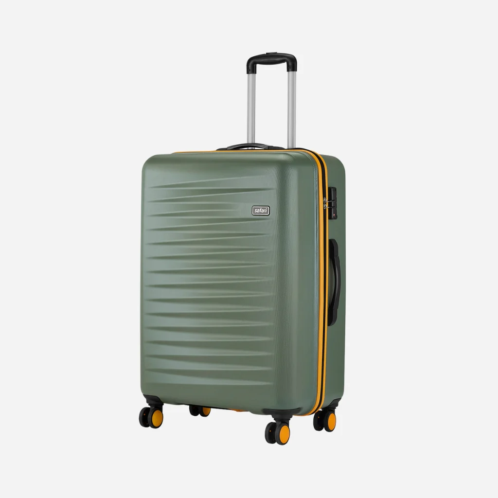 Safari Defender Thyme Green Trolley Bag with TSA lock and Dual Wheels - Image 32