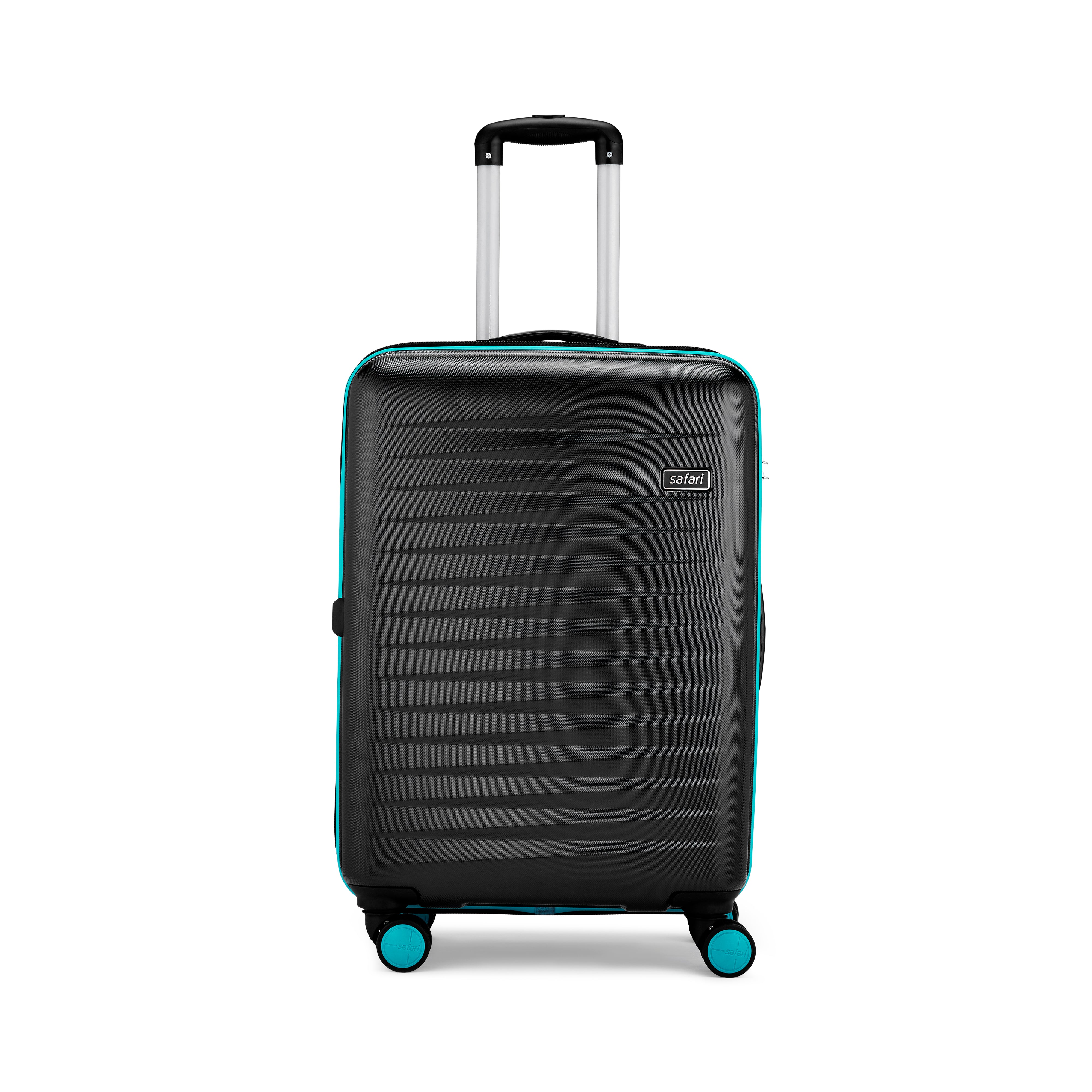 Safari Salute Thyme Green and Black Trolley Bag with TSA lock and Dual Wheels - Image 10