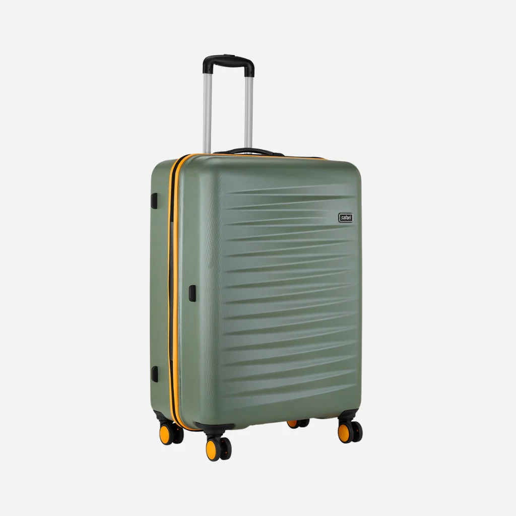 Safari Defender Thyme Green Trolley Bag with TSA lock and Dual Wheels - Image 41