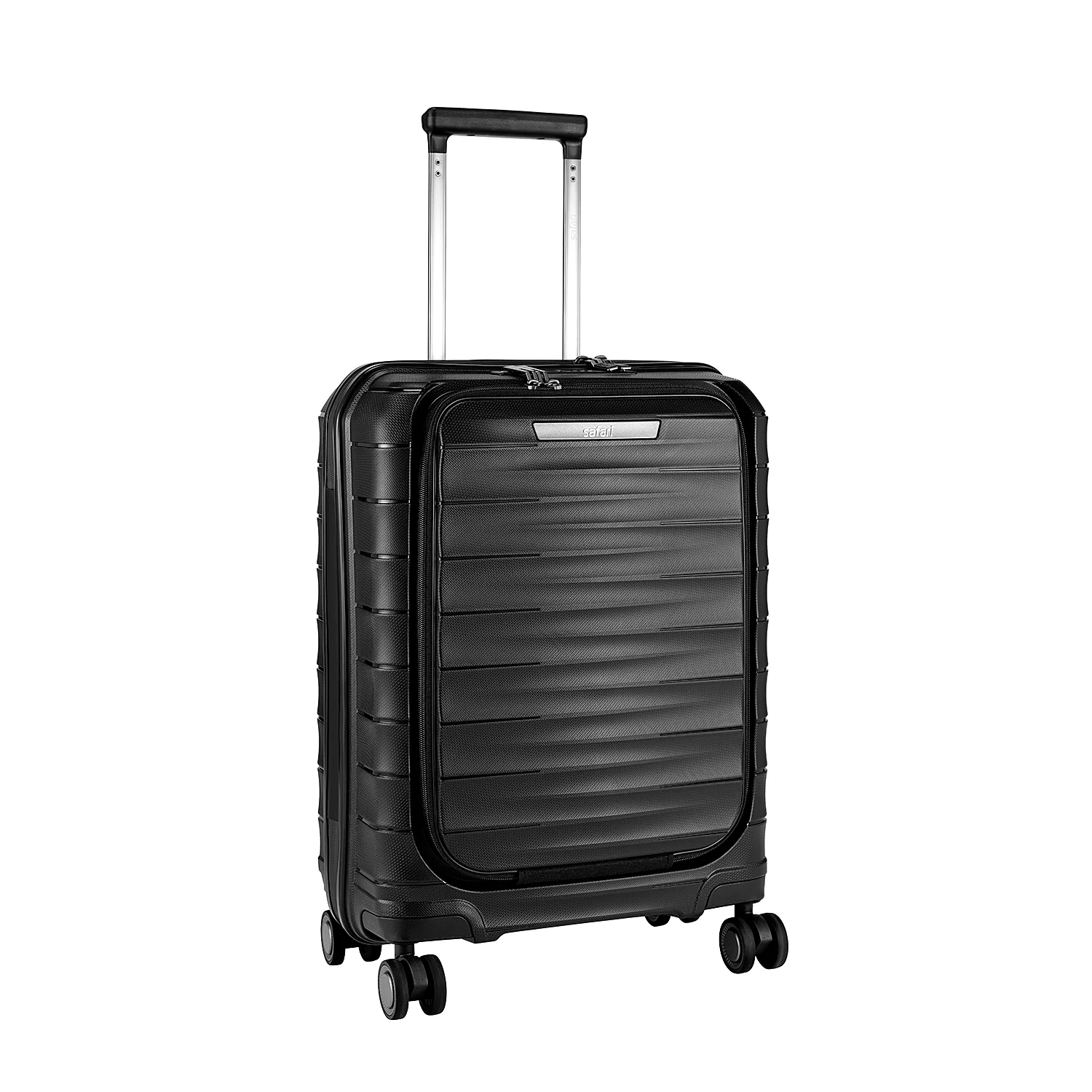 Safari Select Aerolite Black Cabin Trolley Bag with Laptop Compartment, TSA Lock, Dual wheels and Anti-Theft Zipper - Image 10