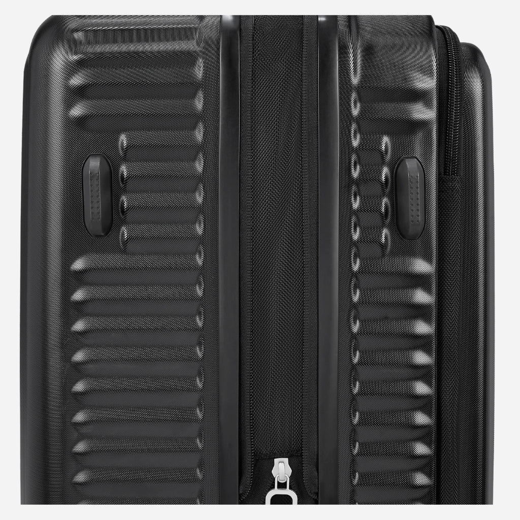 Safari Select Recoil Black Medium Front opening Trolley Bag with Expander, TSA Lock, Dual wheels and Anti-Theft Zipper - Image 5