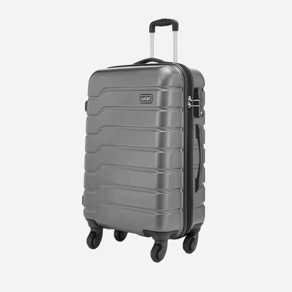 Safari Sentinel Gun Metal Trolley Bag with TSA Lock and Dual Wheels - Image 6