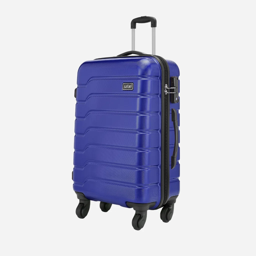 Safari Sentinel Midnight Blue Trolley Bag with TSA Lock and Dual Wheels - Image 6