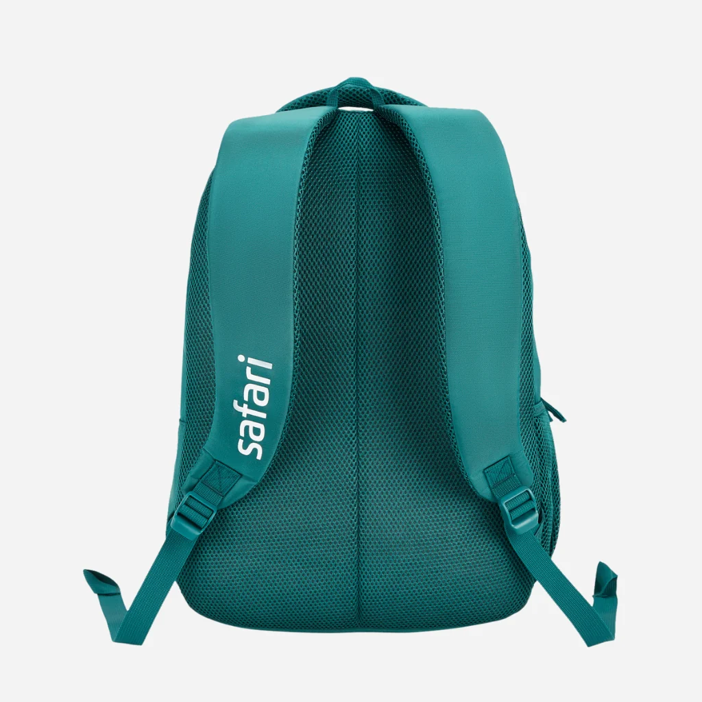 Safari Trio 11 37L Teal School Backpack with Padded Back & Easy Access Pockets - Image 4