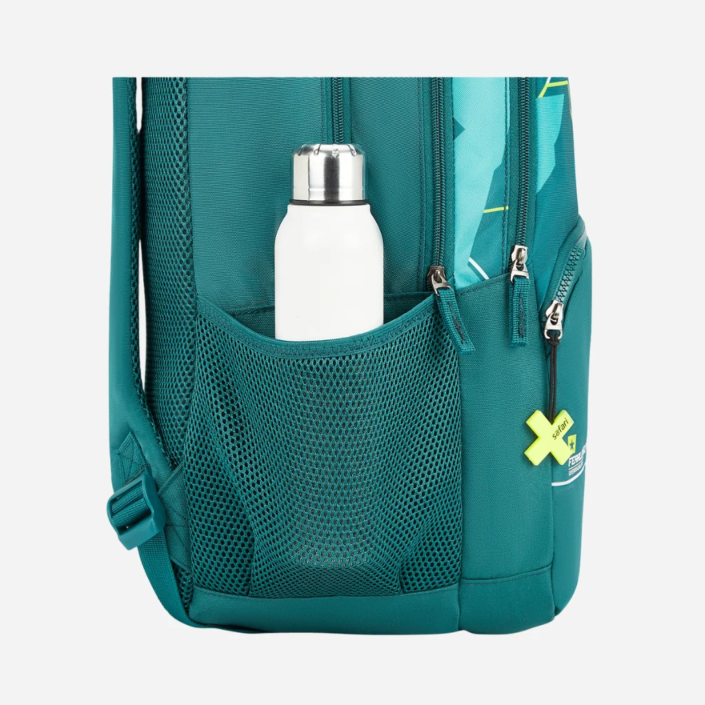 Safari Trio 11 37L Teal School Backpack with Padded Back & Easy Access Pockets - Image 5
