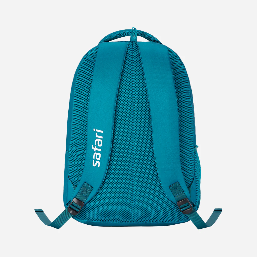 Safari Trio 13 37L Cyan School Backpack with Padded Back & Easy Access Pockets - Image 4