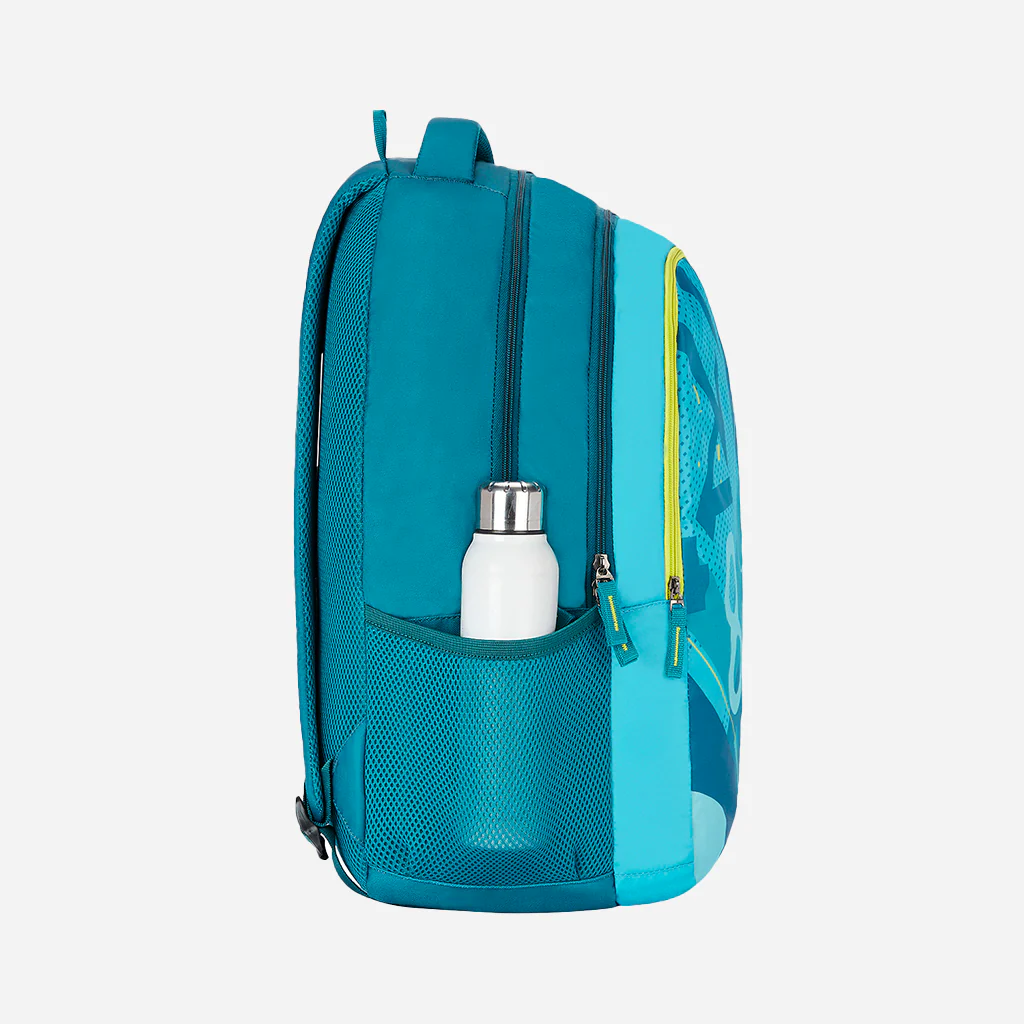 Safari Trio 13 37L Cyan School Backpack with Padded Back & Easy Access Pockets - Image 5