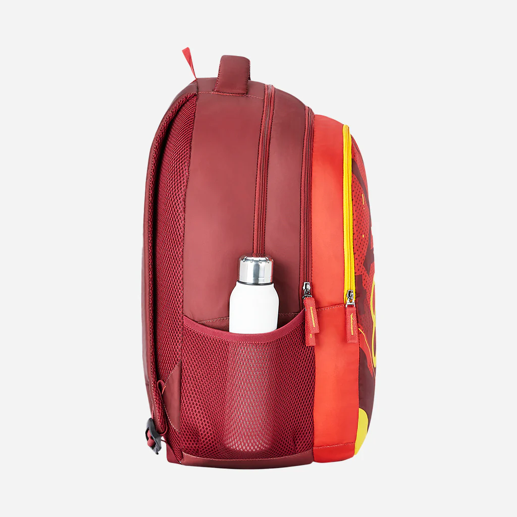 Safari Trio 13 37L Red School Backpack with Padded Back & Easy Access Pockets - Image 5