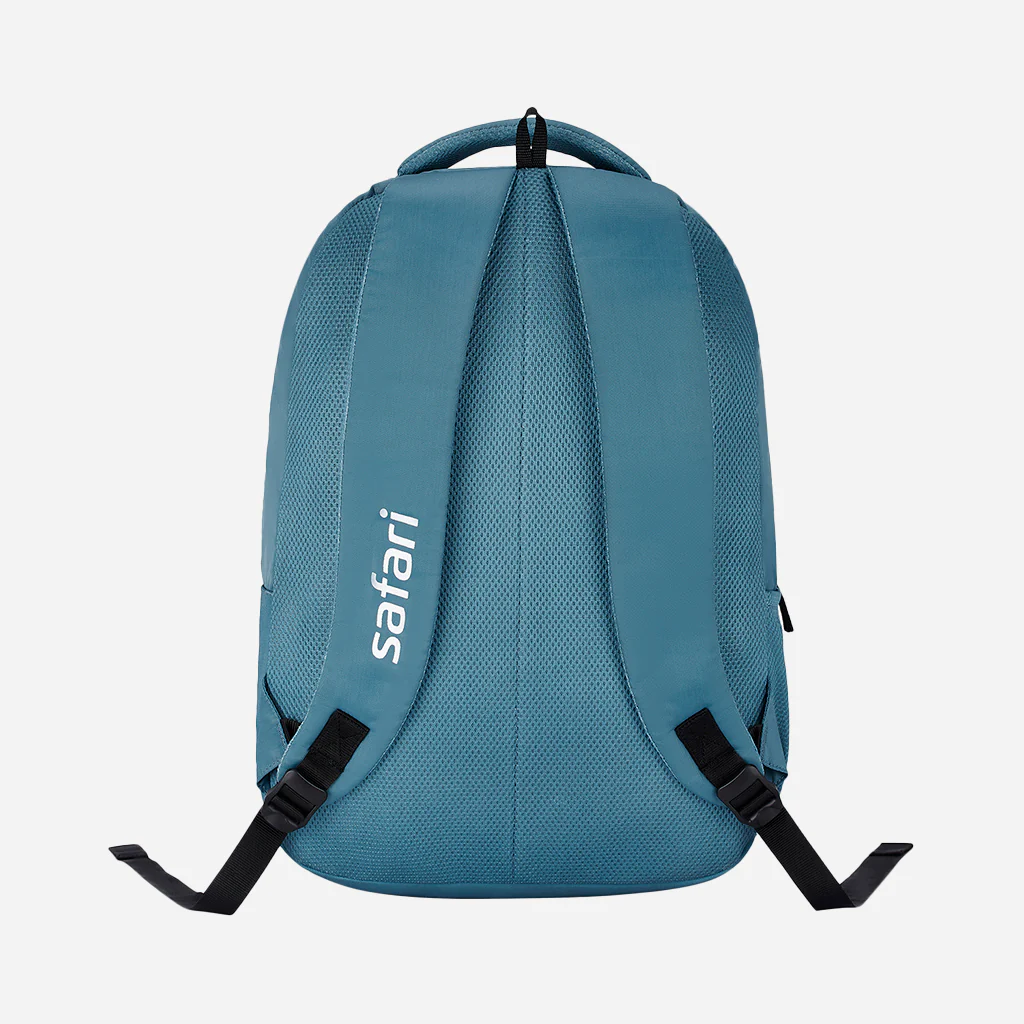 Safari Trio 14 37L Blue School Backpack with Padded Back & Easy Access Pockets - Image 4
