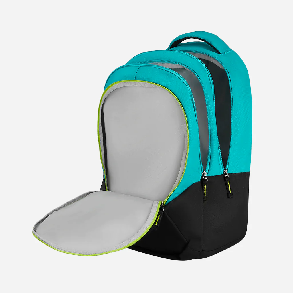 Safari Trio 15 37L Teal School Backpack with Padded Back & Easy Access Pockets - Image 6