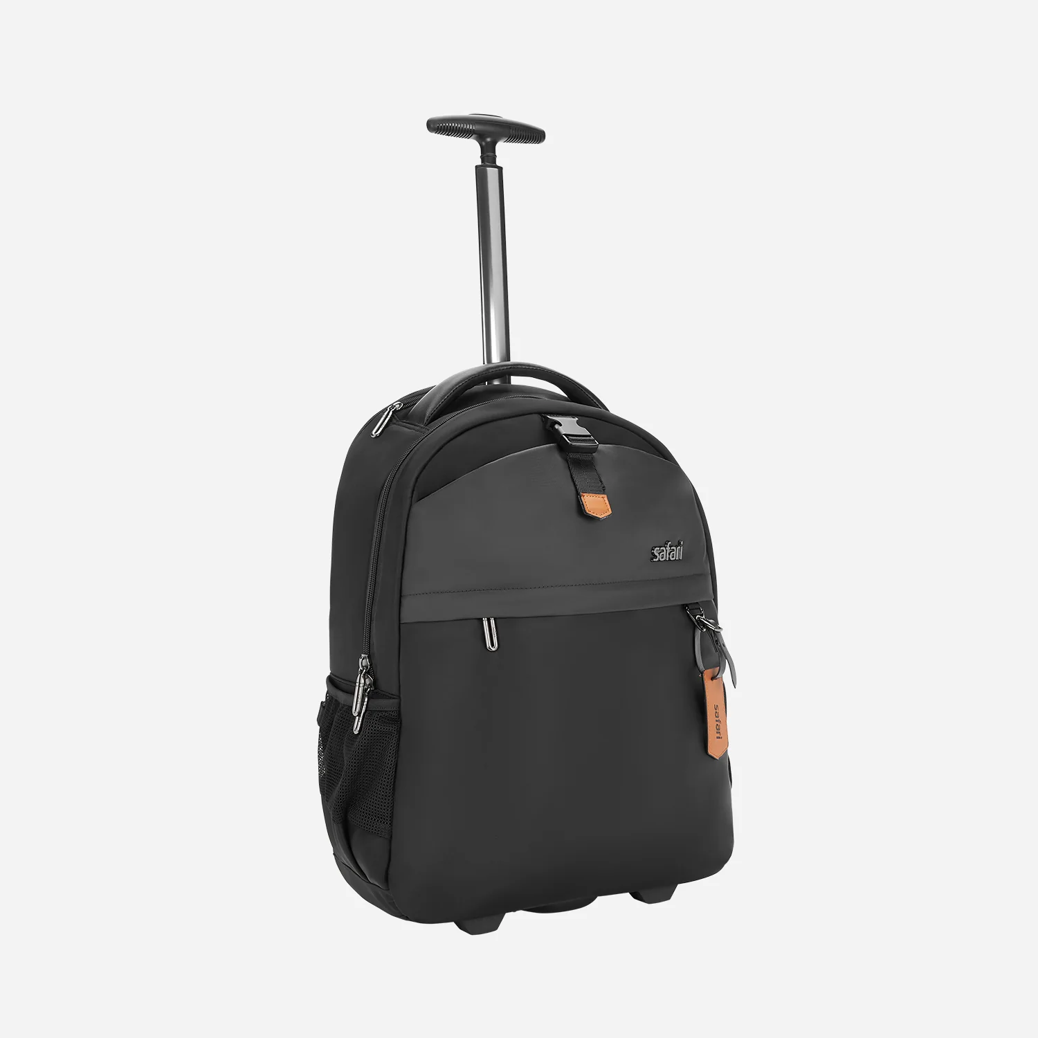 Safari Trooper 20L Black Travel Backpack with Trolley Bag - Image 10