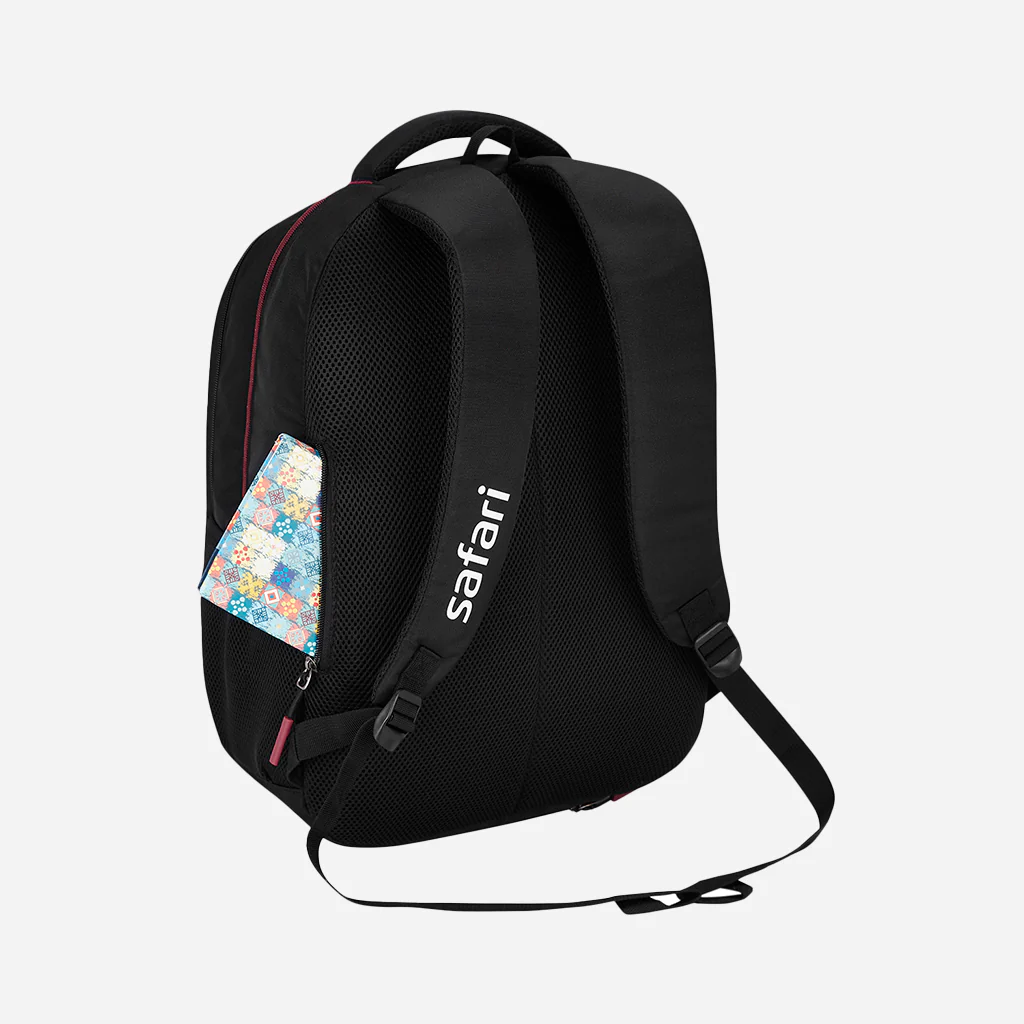 Safari Vogue 4 37L Black Laptop Backpack With Raincover - Image 5