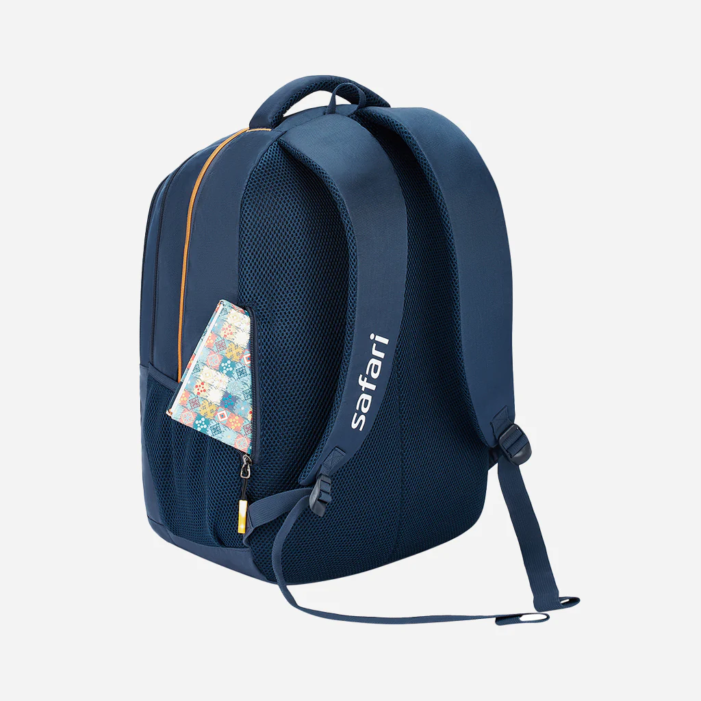 Safari Vogue 4 37L Blue Laptop Backpack With Raincover - Image 8