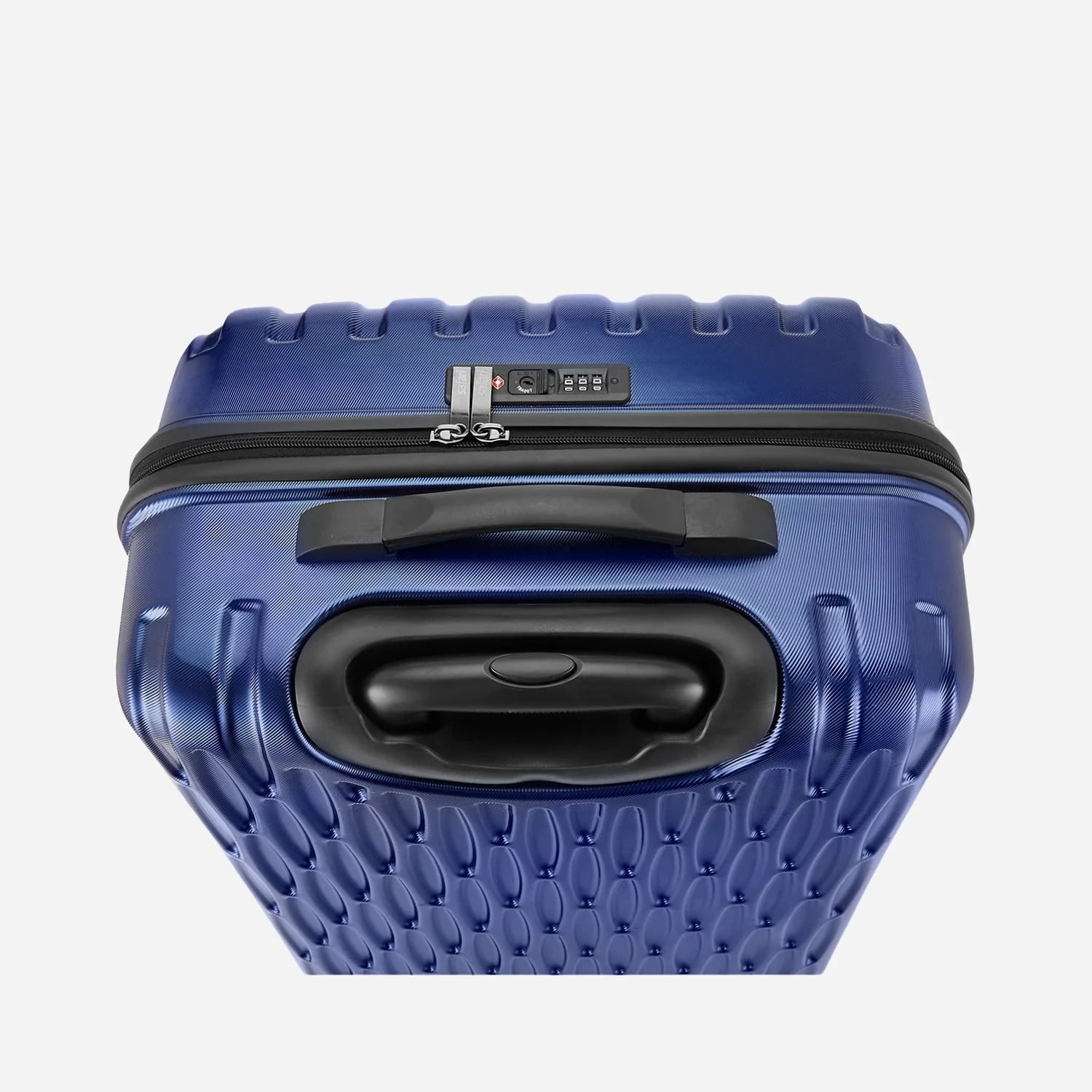 Safari Whirl 4W Midnight Blue Trolley Bag with Dual Wheels - Image 4
